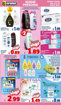Anteprima del volantino Europlanet Casa volantino valido a partire dal 09.04.2026 | Pagina: 3 | Prodotti: Sapone, Saponetta, Bagno, Doccia