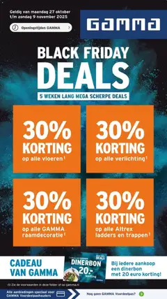GAMMA - Black Friday - Voorbeeld van een folder van GAMMA, geldig van 27.10.2025