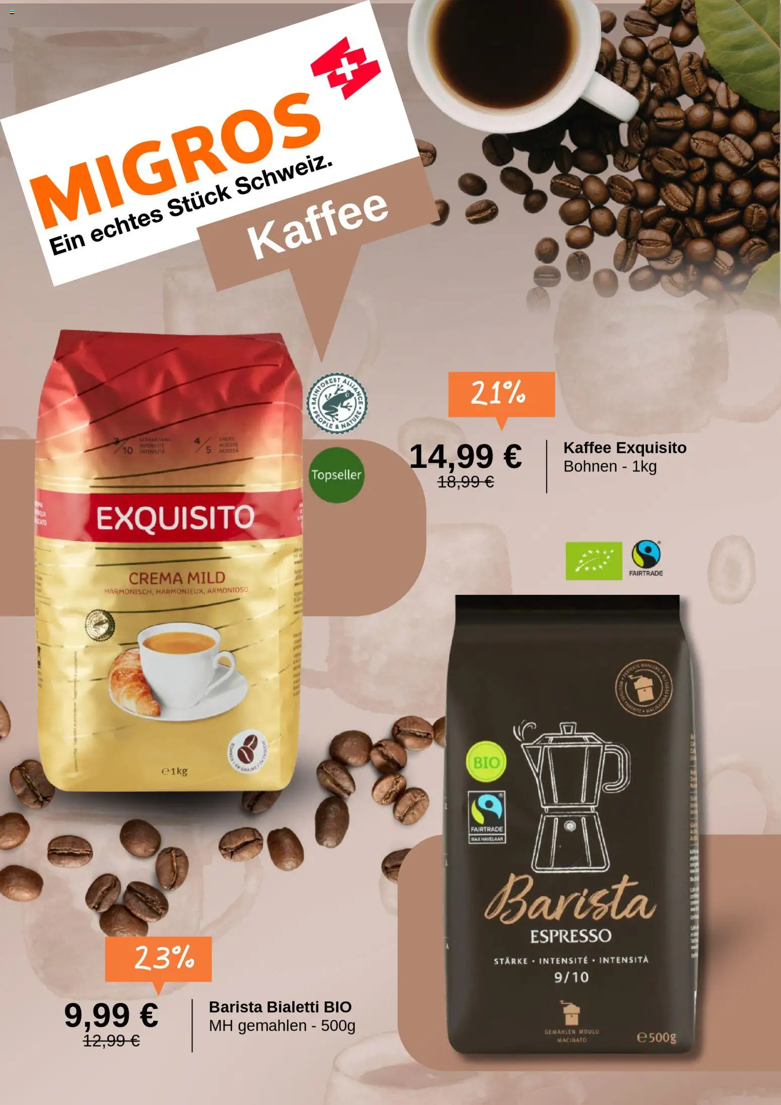 Migros Prospekt 	 – gültig ab 07.04.2026 | Seite: 2 | Produkte: Kaffee