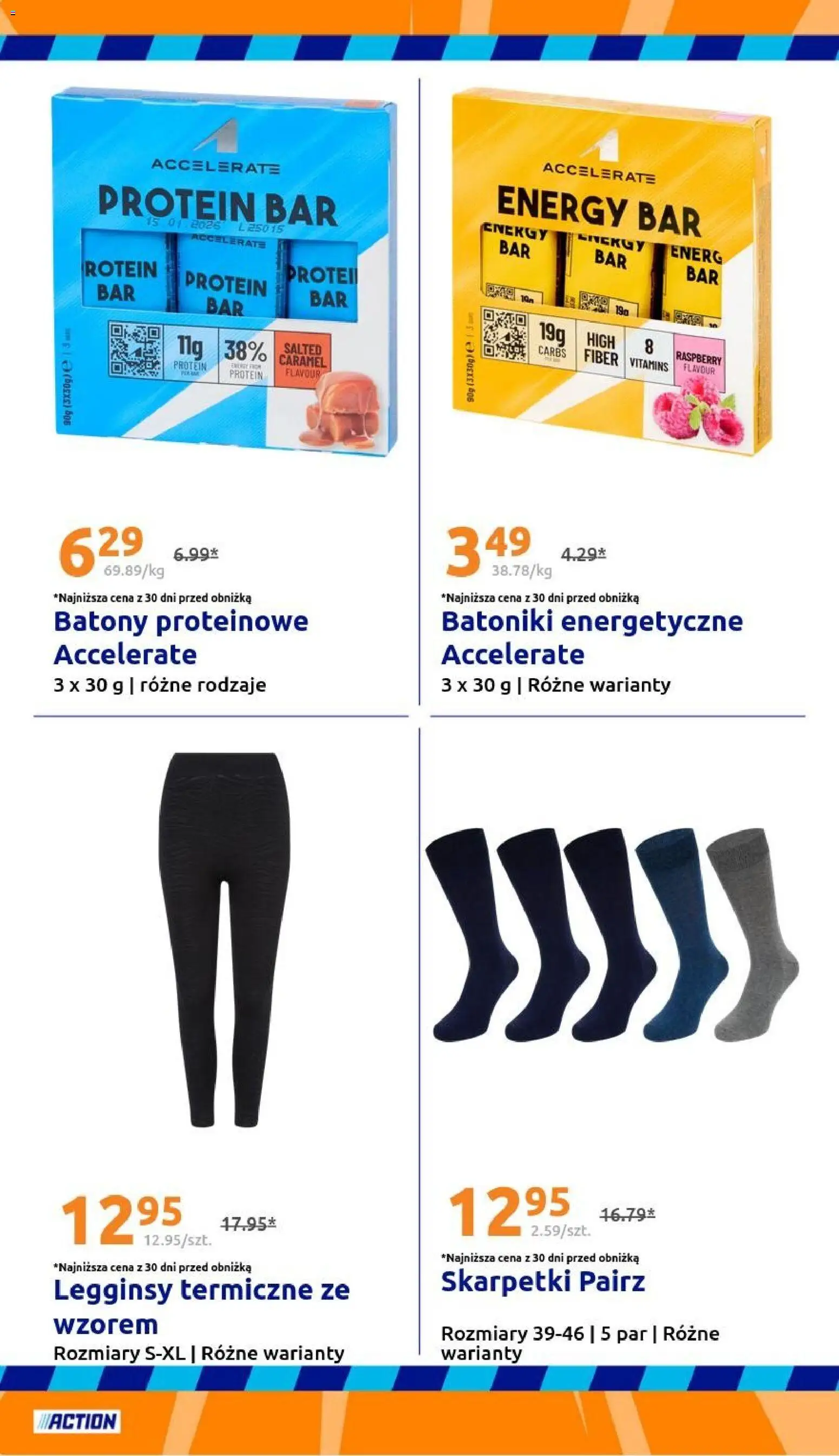 Action Gazetka od 31.12.2025 | Strona: 22 | Produkty: Legginsy, Skarpetki