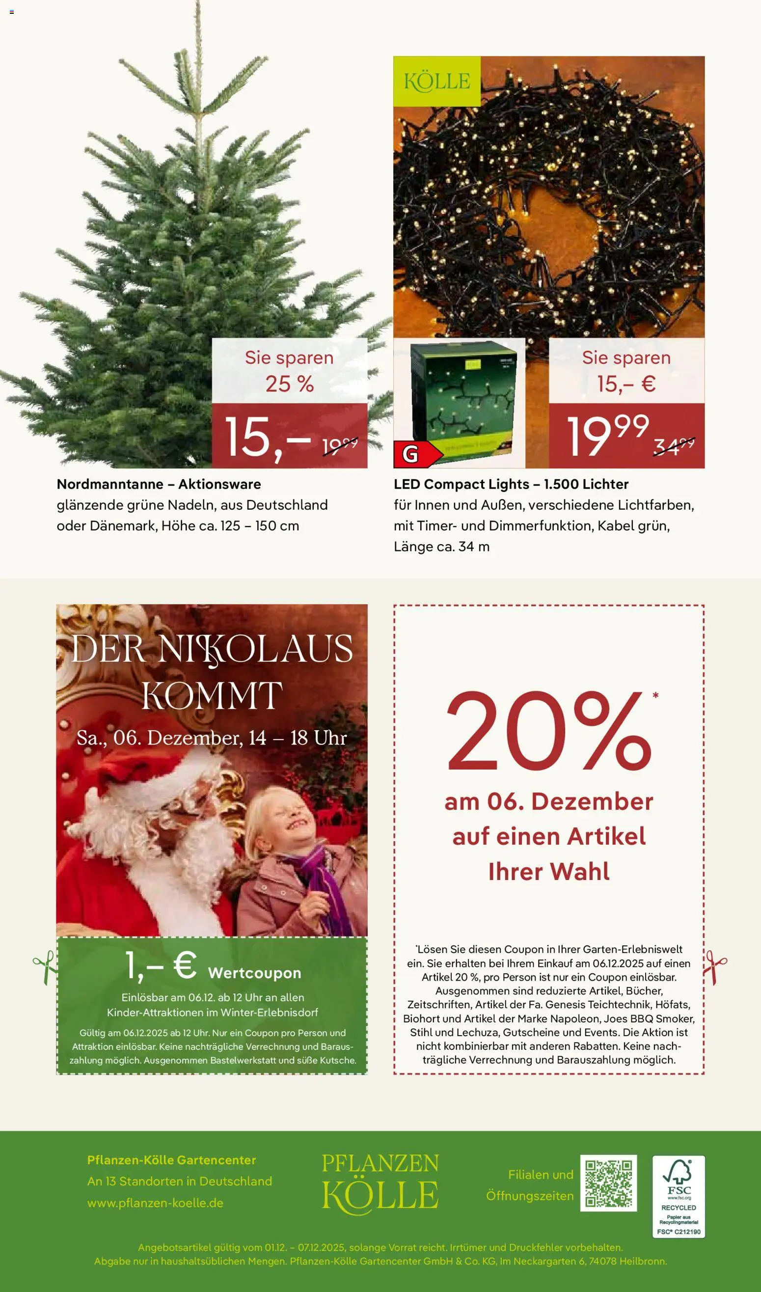Pflanzen-Kölle Prospekt 	 – gültig ab 01.12.2025 | Seite: 12 | Produkte: Kabel, Uhr