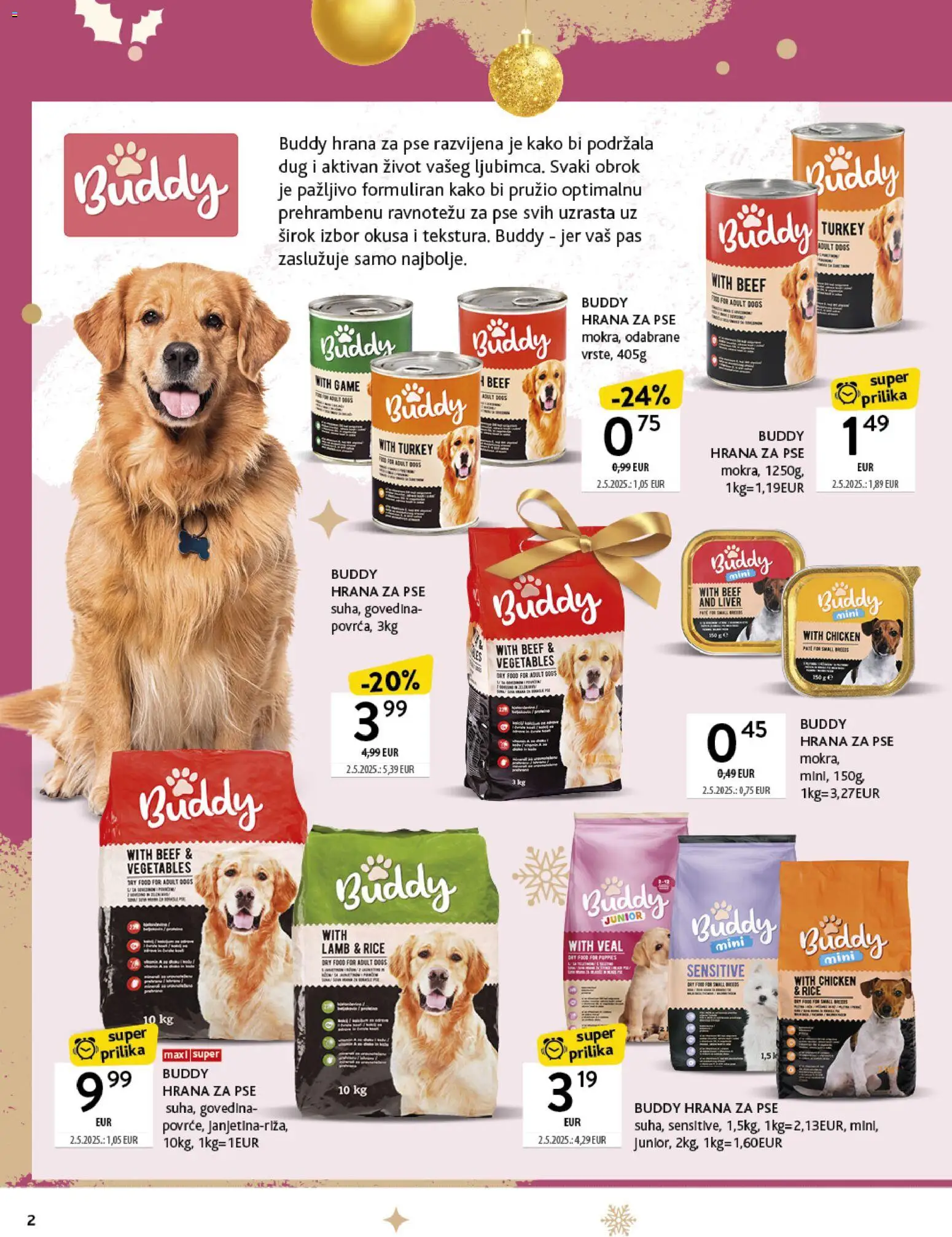 Konzum katalog | vrijedi od 08.12.2025 | Stranica: 2 | Proizvodi: Hrana za pse, Govedina