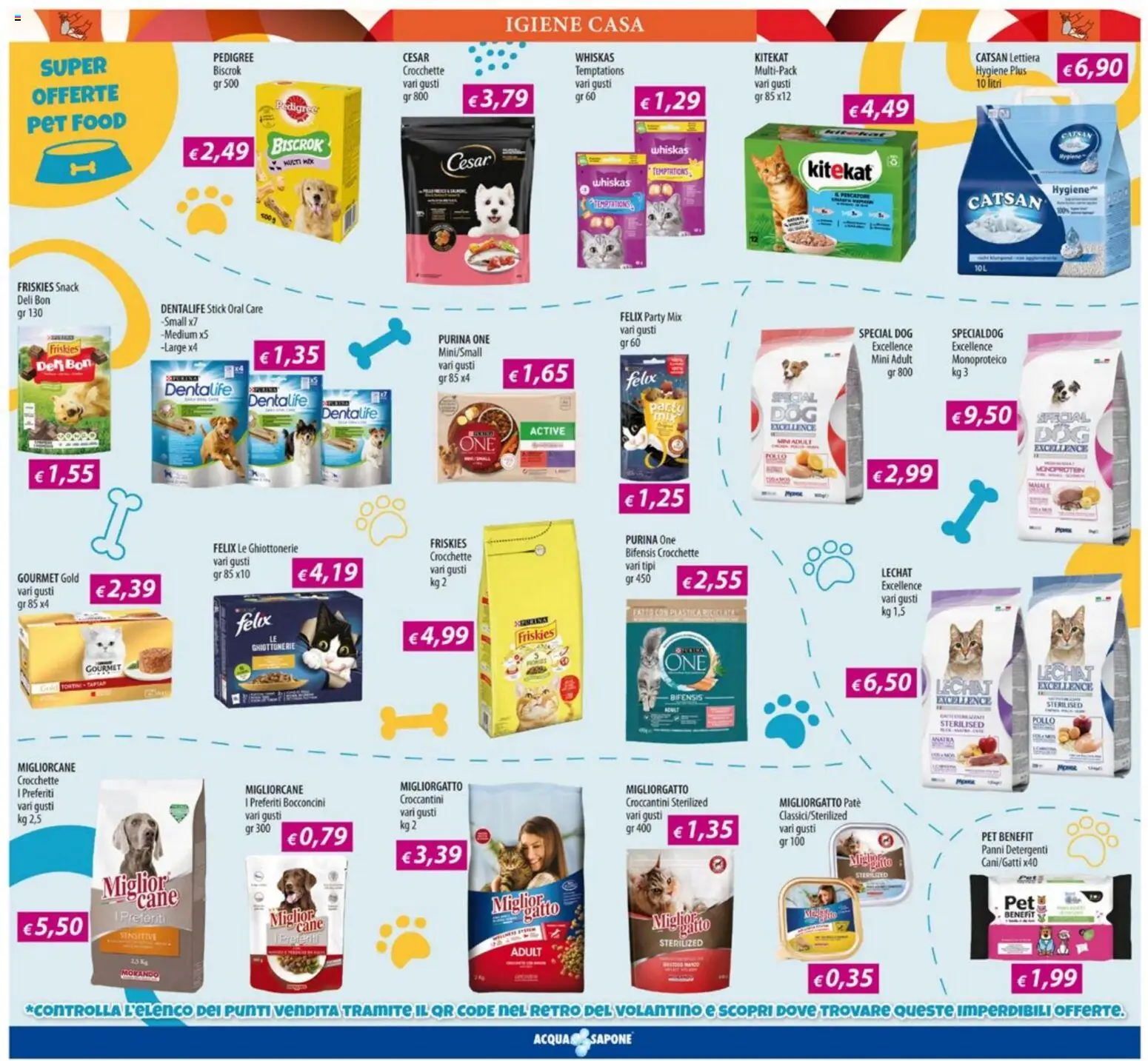 Volantino Acqua e Sapone del 12.01.2026 | Pagina: 17 | Prodotti: Paté, Sapone, Pollo, Crocchette