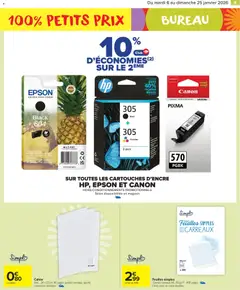 Carrefour Market - Prévisualisation de Carrefour Market 100% petits prix valide à partir de 06.01.2026 | Page: 9 | Produits: Bureau, Couverture