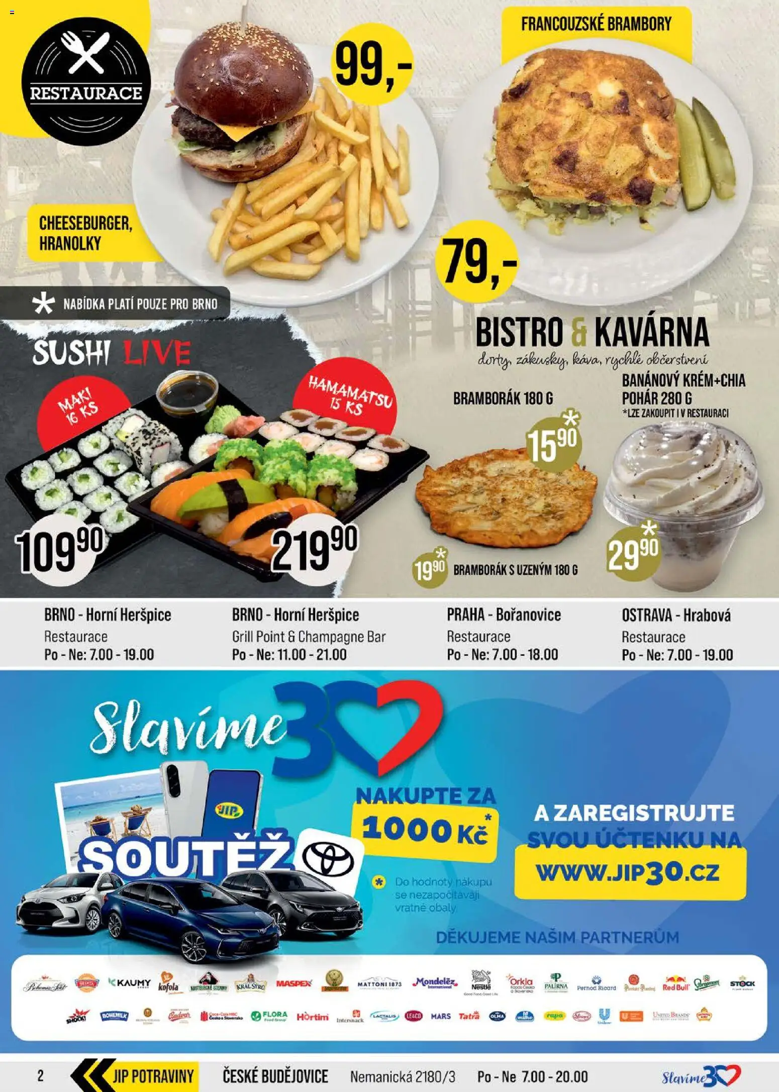 Jip leták - Cash & Carry od 12.11.2025 | Strana: 2 | Produkty: Mattoni, Hranolky, Potraviny, Champagne