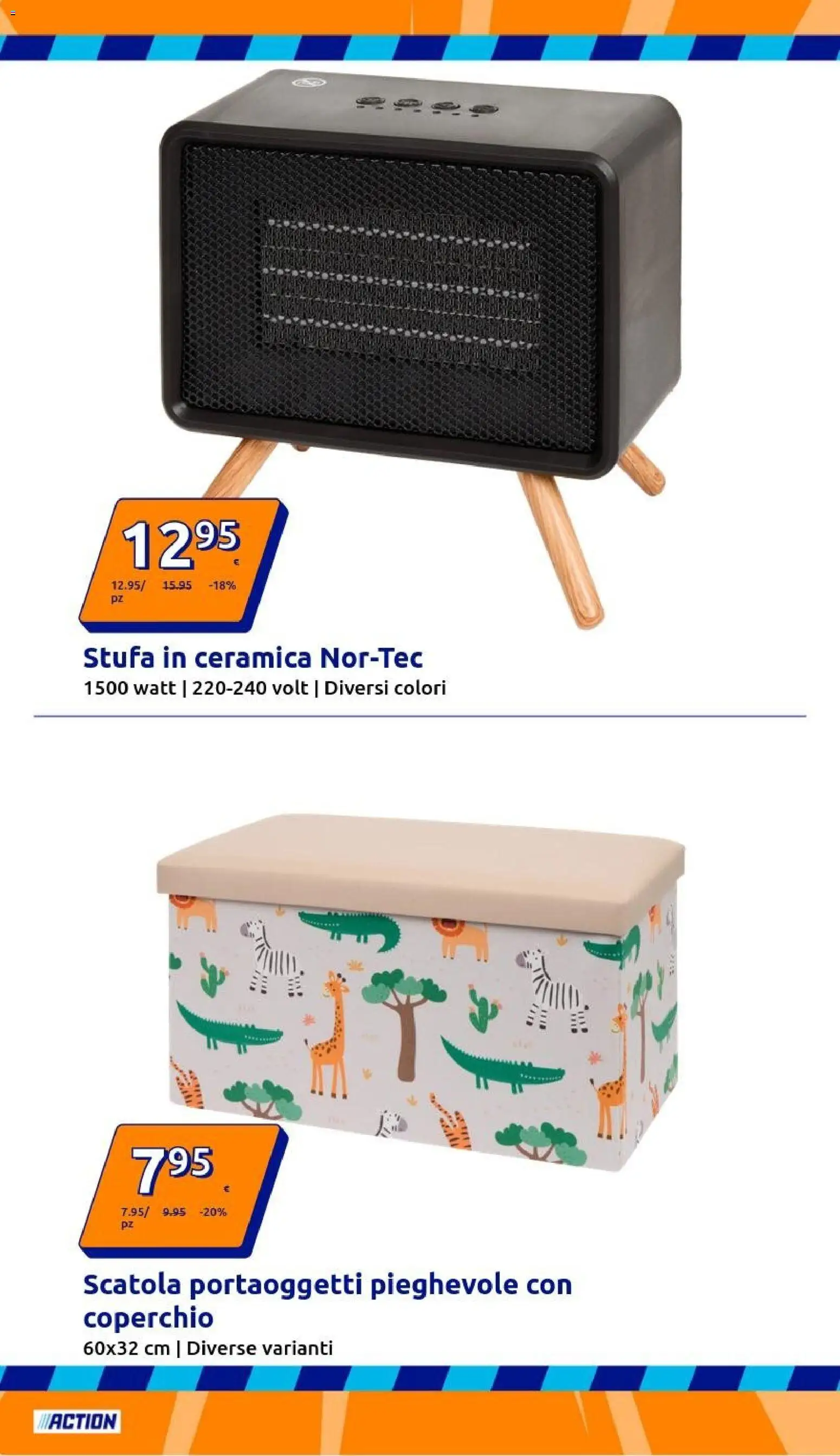 Volantino Action del 14.01.2026 | Pagina: 28 | Prodotti: Stufa, Scatola
