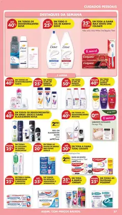 Pré-visualização Pingo Doce folheto válido de 14.04.2026 | Página: 41 | Produtos: Gel de banho, Pasta de dentes, Sabonete, Banho