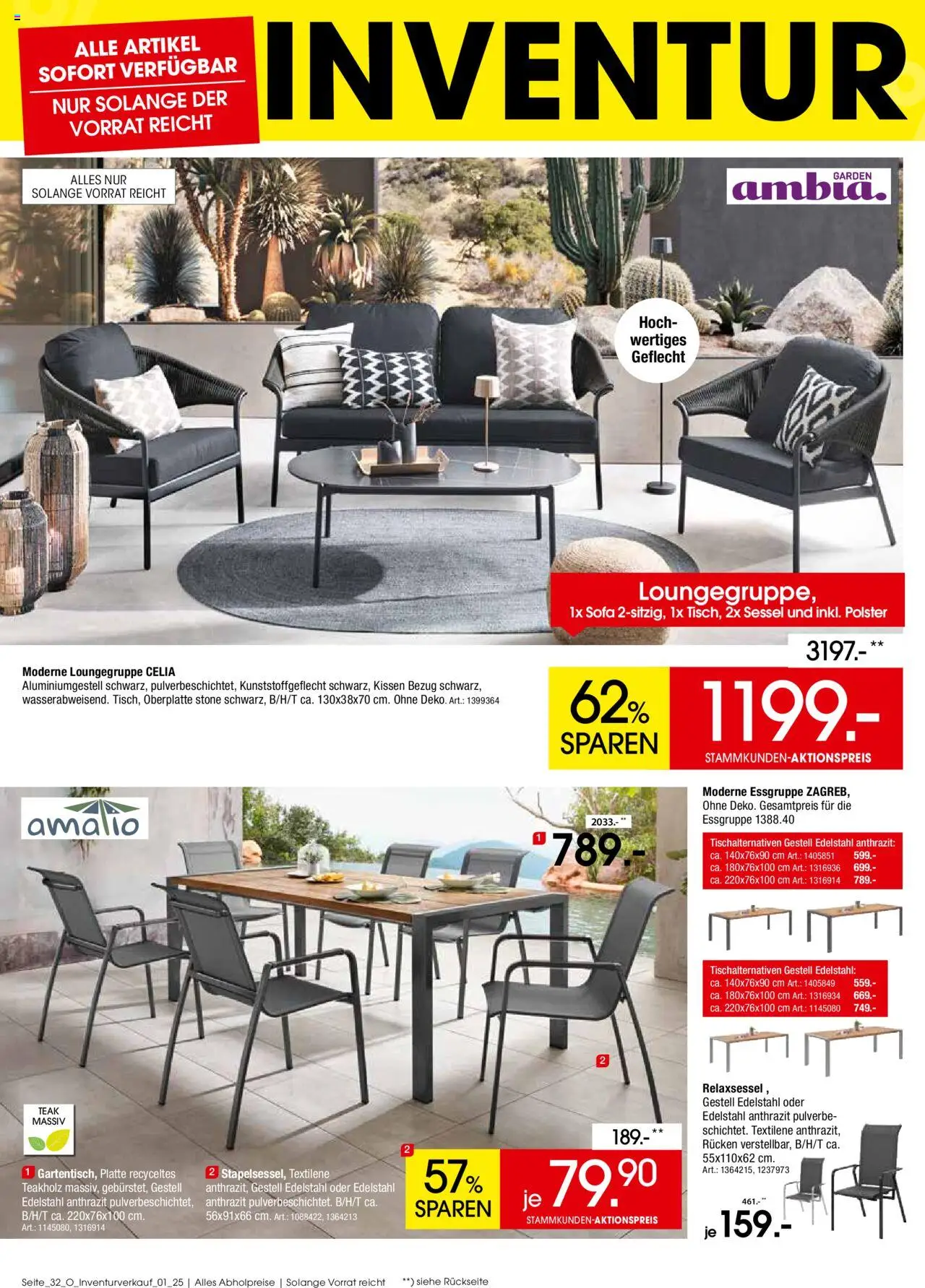 Zurbrüggen Inventurverkauf - gültig ab dem 04.08.2025 | Seite: 34 | Produkte: Relaxsessel, Kissen, Essgruppe, Sofa