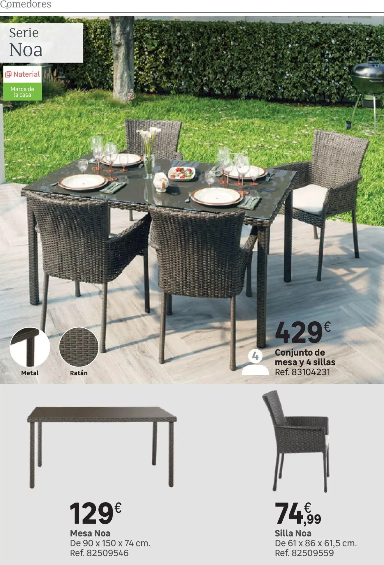 Leroy Merlin catálogo │ válido desde el 25.03.2025 | Página: 72 | Productos: Mesa, Silla