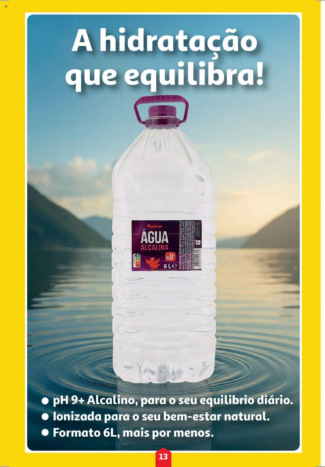 Auchan folheto │ válido de 11.09.2025 | Página: 13 | Produtos: Agua