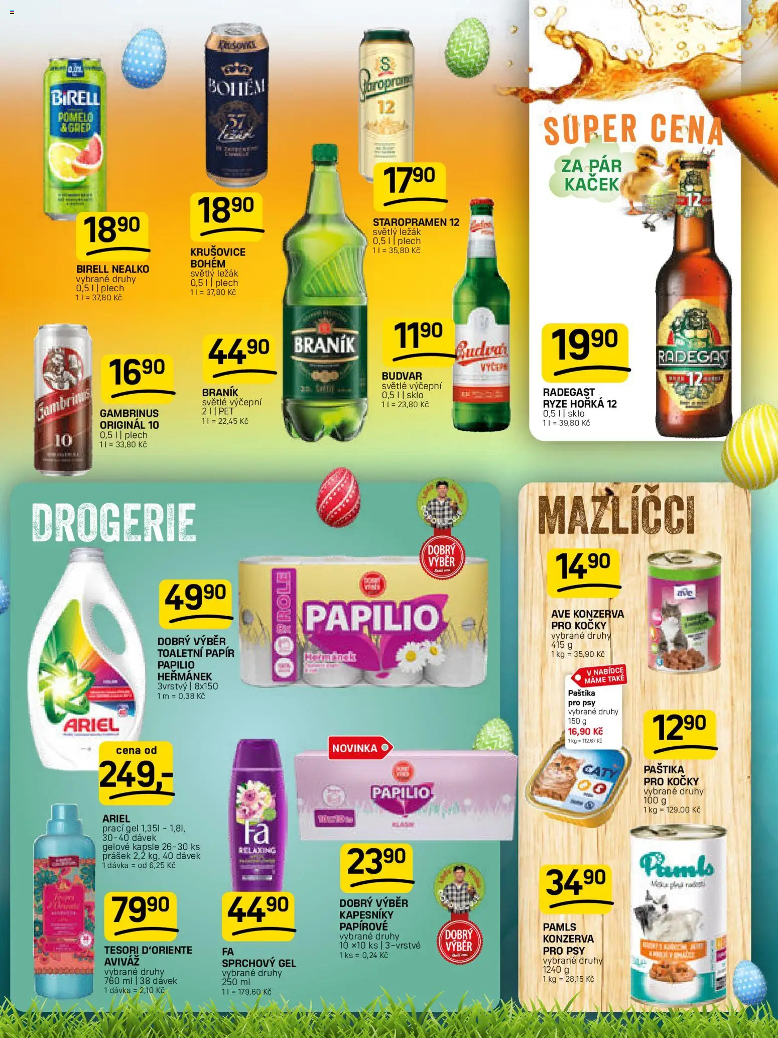 Flop leták od 25.03.2026 | Strana: 15 | Produkty: Prací gel, Tesori d'Oriente, Staropramen 12, Braník