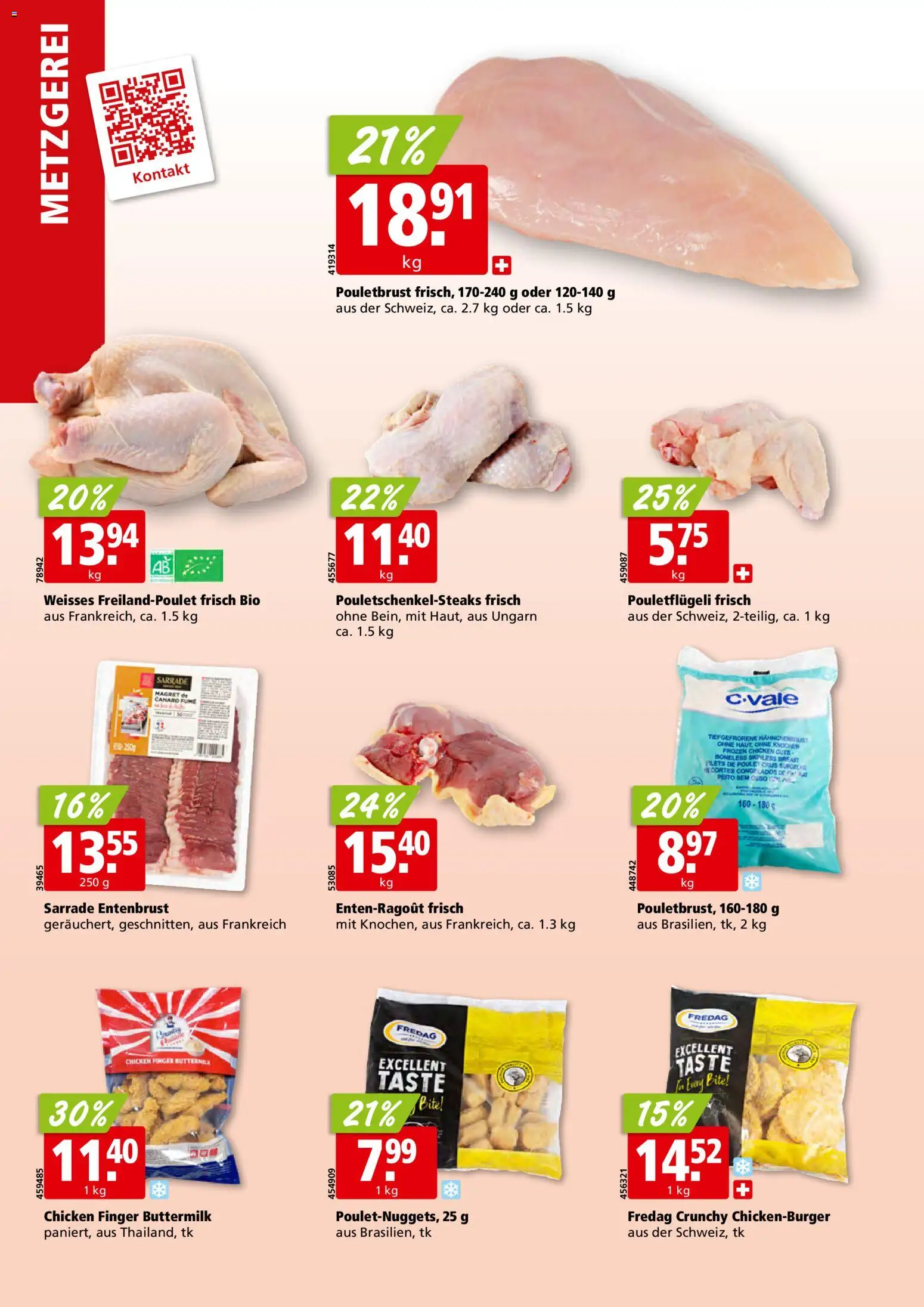 Aligro aktionen – gültig ab 30.03.2026 | Seite: 6 | Produkte: Pouletbrust