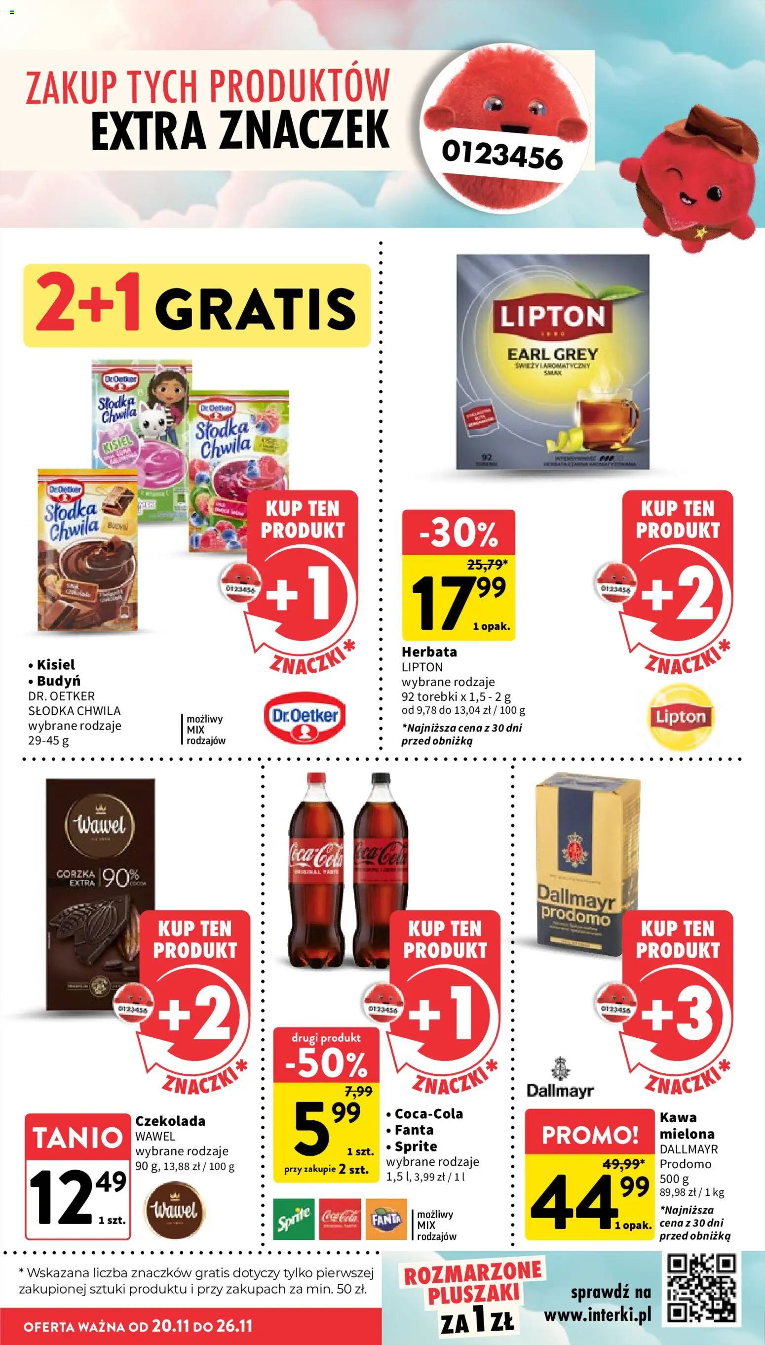 Intermarche Gazetka od 20.11.2025 | Strona: 17 | Produkty: Sprite, Czekolada, Herbata, Torebki