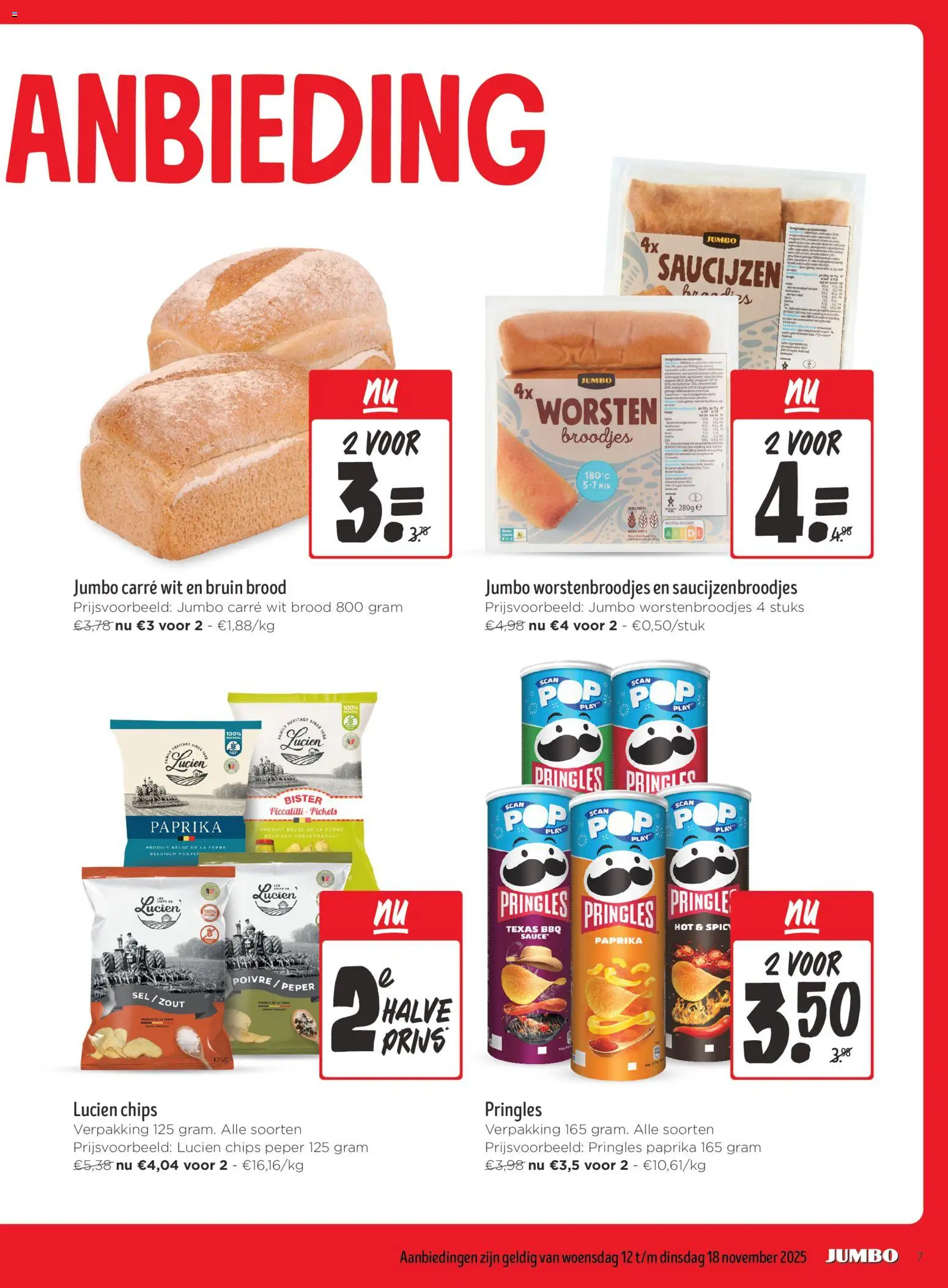 {H1} | Pagina: 7 | Producten: Chips, Pringles, Broodjes, Wit brood