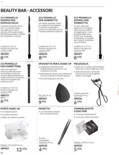 Anteprima del volantino Avon - campagna 12/2025 valido a partire dal 01.12.2025 | Pagina: 96 | Prodotti: Mascara, Temperamatite, Pinze, Correttore
