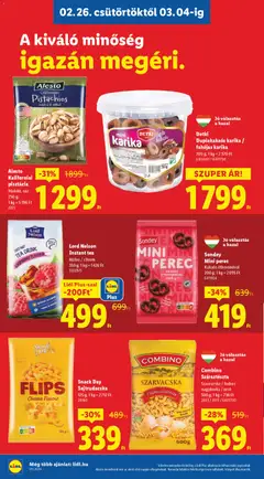 Alesto Kaliforniai pisztácia, Pörkölt, sós, 250 g - amely érvényes a következő dátumtól: 26.02.2026 | Oldal: 12