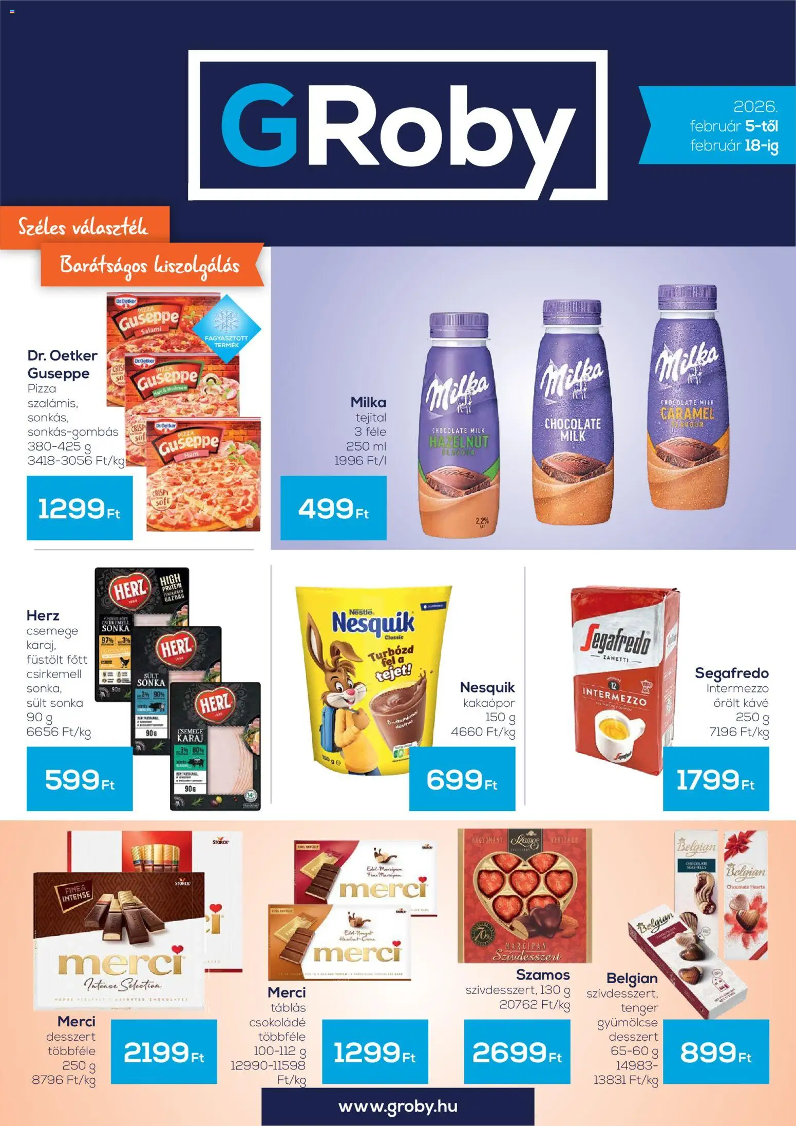 G'Roby akciós ujság - amely érvényes a következő dátumtól: 05.02.2026 | Oldal: 1