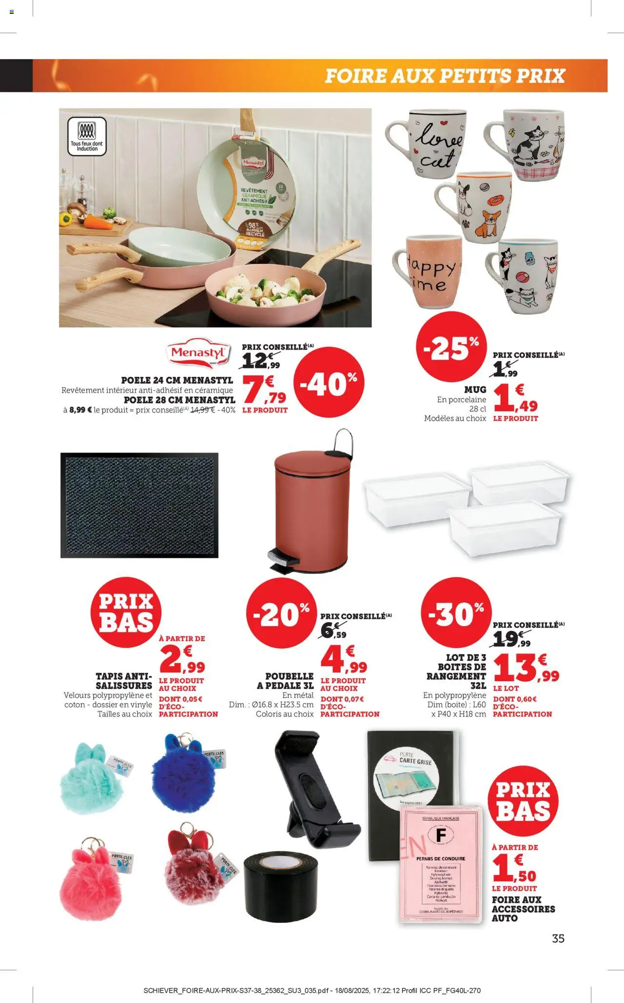  | Page: 35 | Produits: Poubelle, Poêle, Porte, Porcelaine