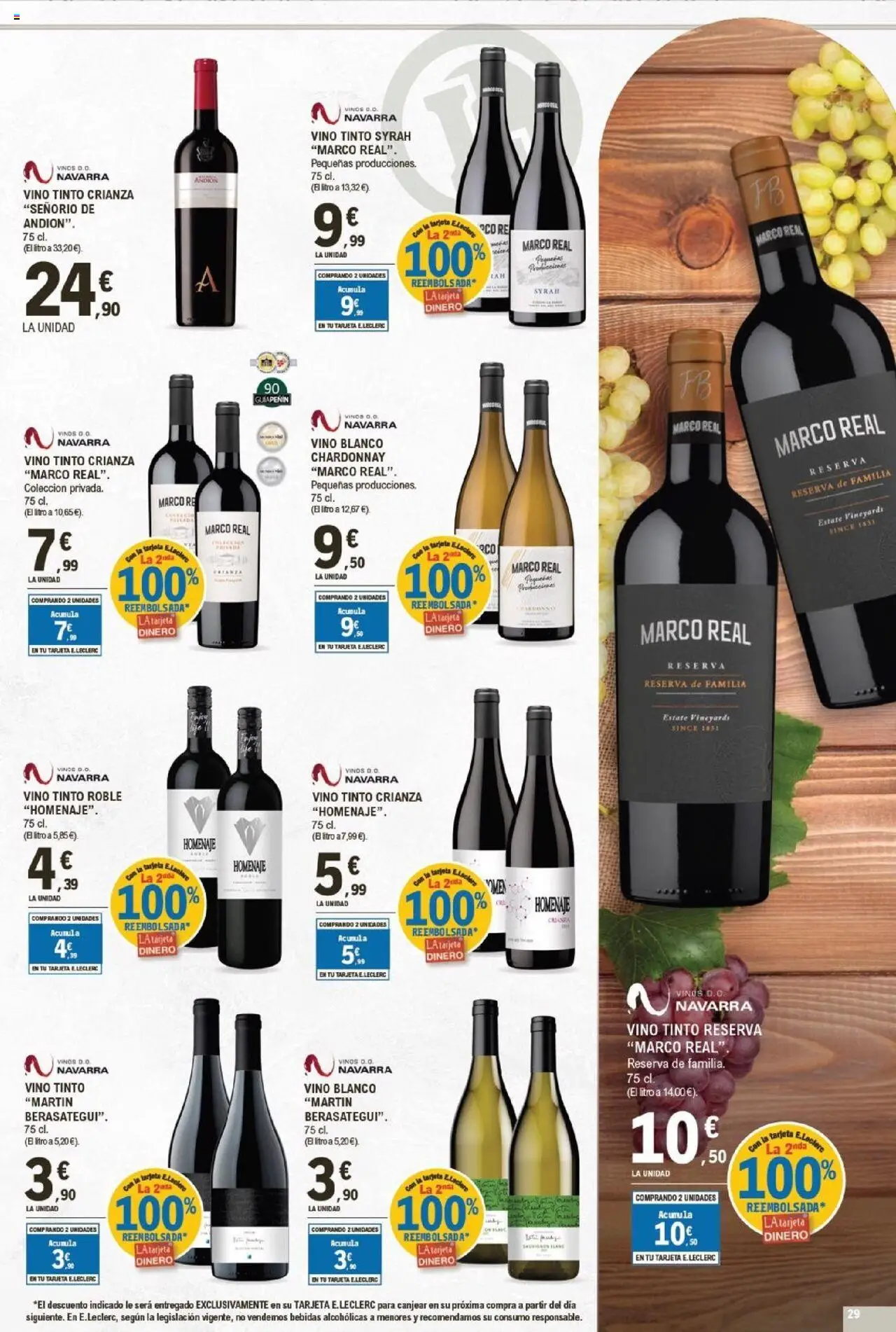 E.Leclerc folleto │ válido desde el 01.10.2025 | Página: 29 | Productos: Vino, Marco