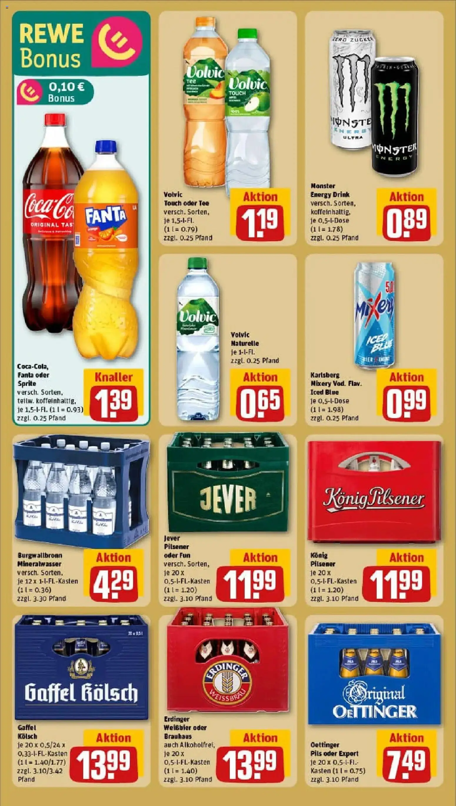 Rewe prospekt Köln / Porz Wahn	 – gültig ab 11.01.2026 | Seite: 18 | Produkte: Energy, Weißbier, Pils, Jever