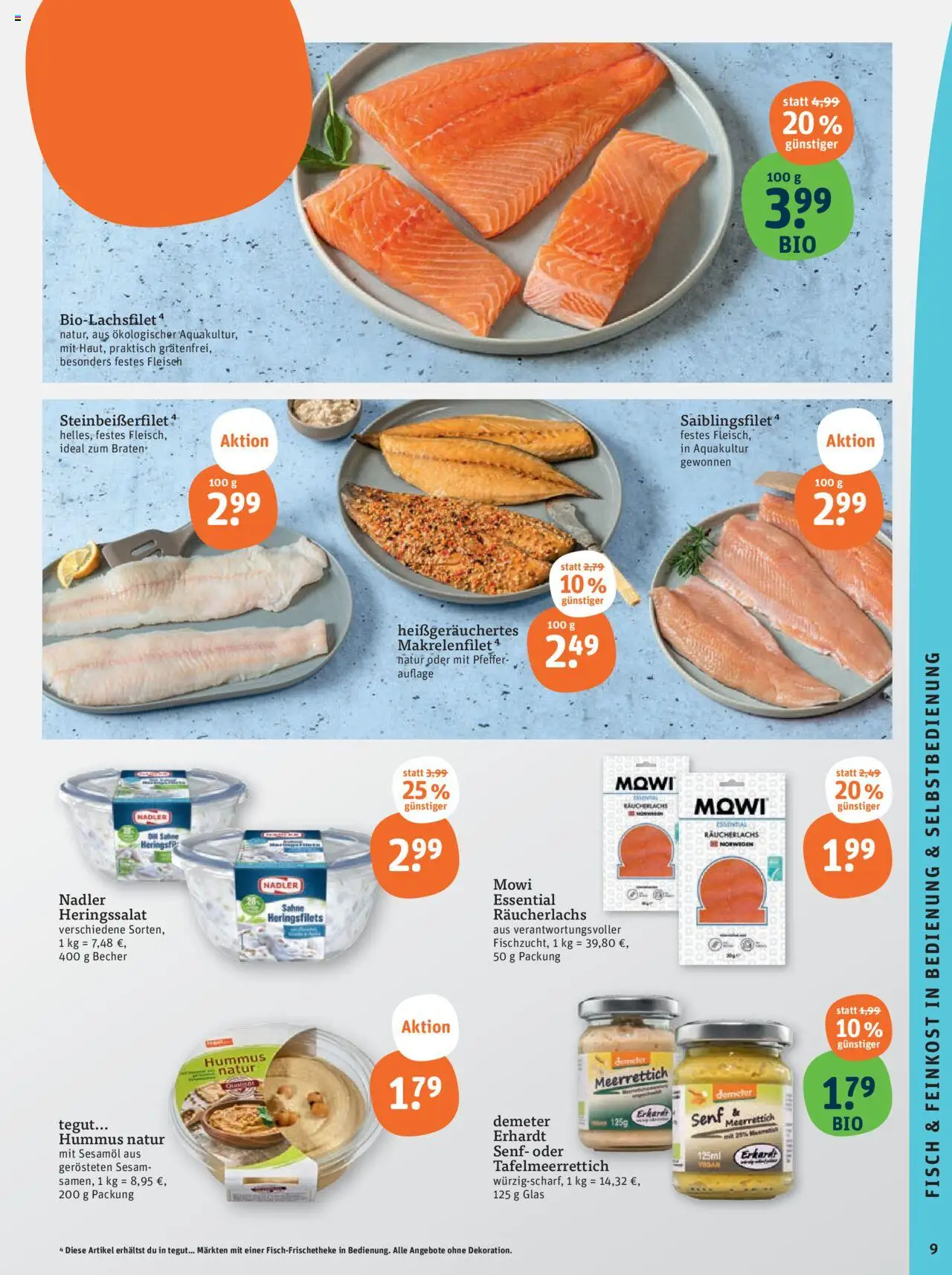 Tegut Prospekt – gültig ab 13.10.2025 | Seite: 11 | Produkte: Fisch, Pfeffer, Dill, Fleisch