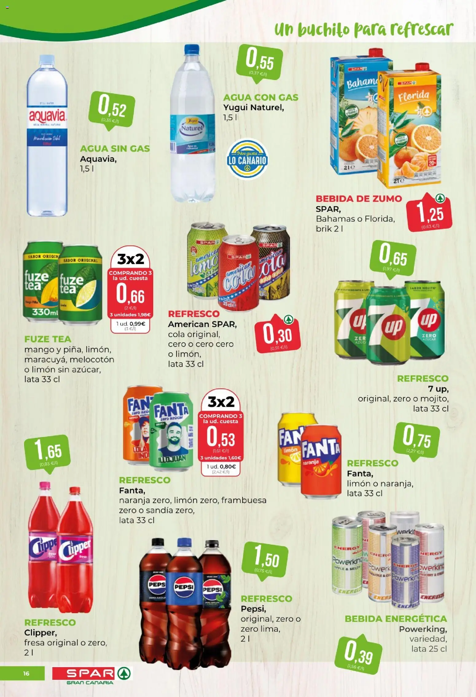 Spar - folleto │ válido desde el 09.01.2026 | Página: 16 | Productos: Agua con gas, Ροζ πιπέρι, Ρούτερ, Sandía