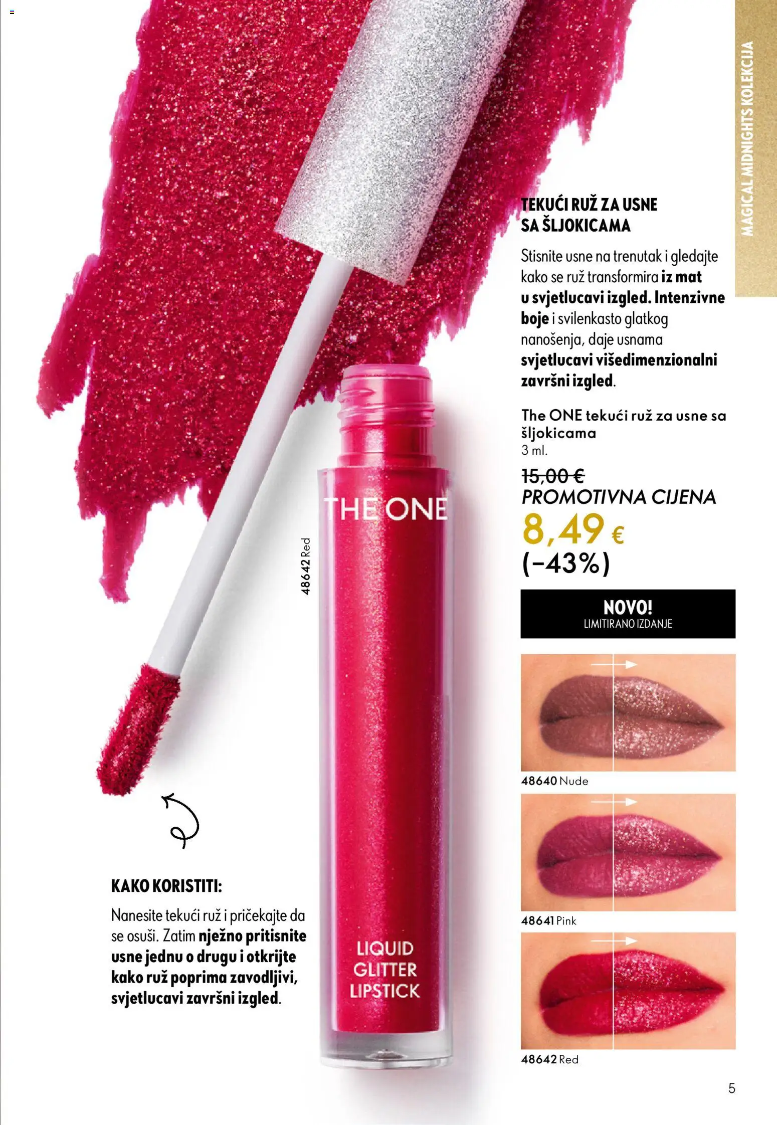 Oriflame katalog | vrijedi od 19.11.2025 | Stranica: 5 | Proizvodi: Pritisnite, Ruž