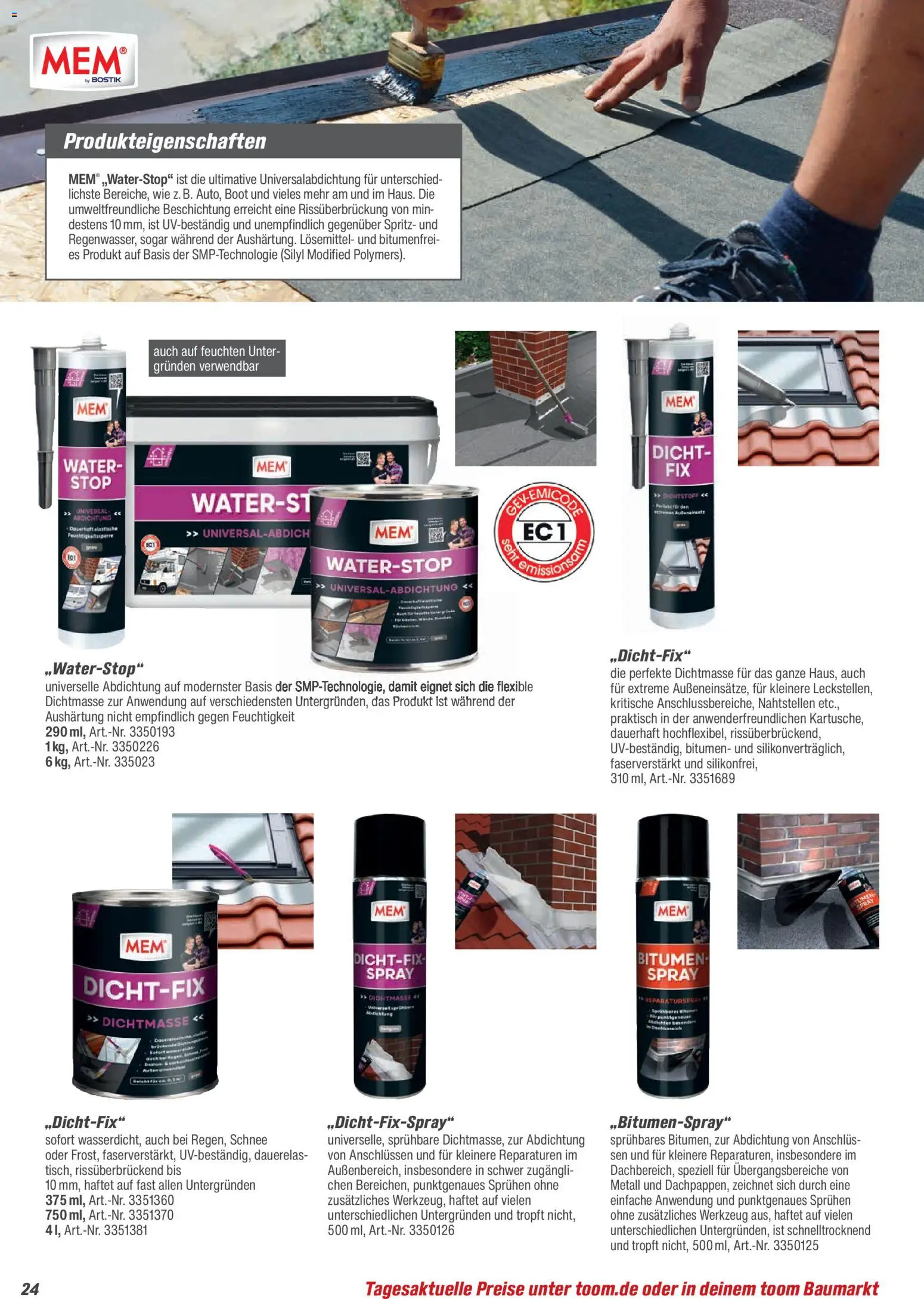 Toom Baumarkt Baustoffe & Bauelemente 2026 – gültig ab 20.02.2026 | Seite: 24