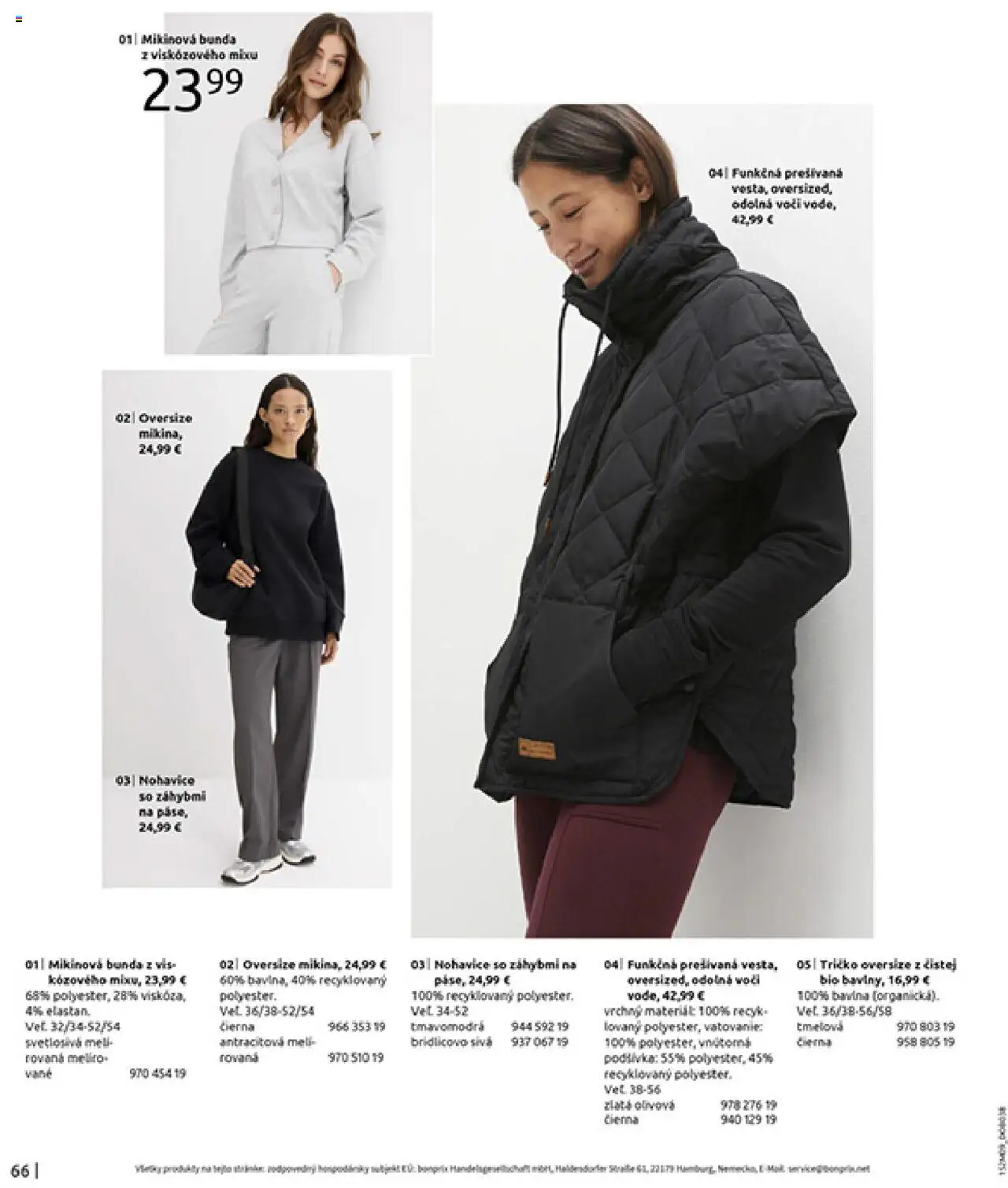 Nové Bonprix akcie – leták je platný od 14.10.2025 | Strana: 68 | Produkty: Tričko, Bunda, Nohavice