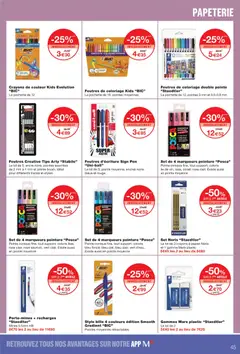 Monoprix - Prévisualisation de Monoprix catalogue valide à partir de 08.04.2026 | Page: 45 | Produits: Base, Crayons de couleur, Stylo