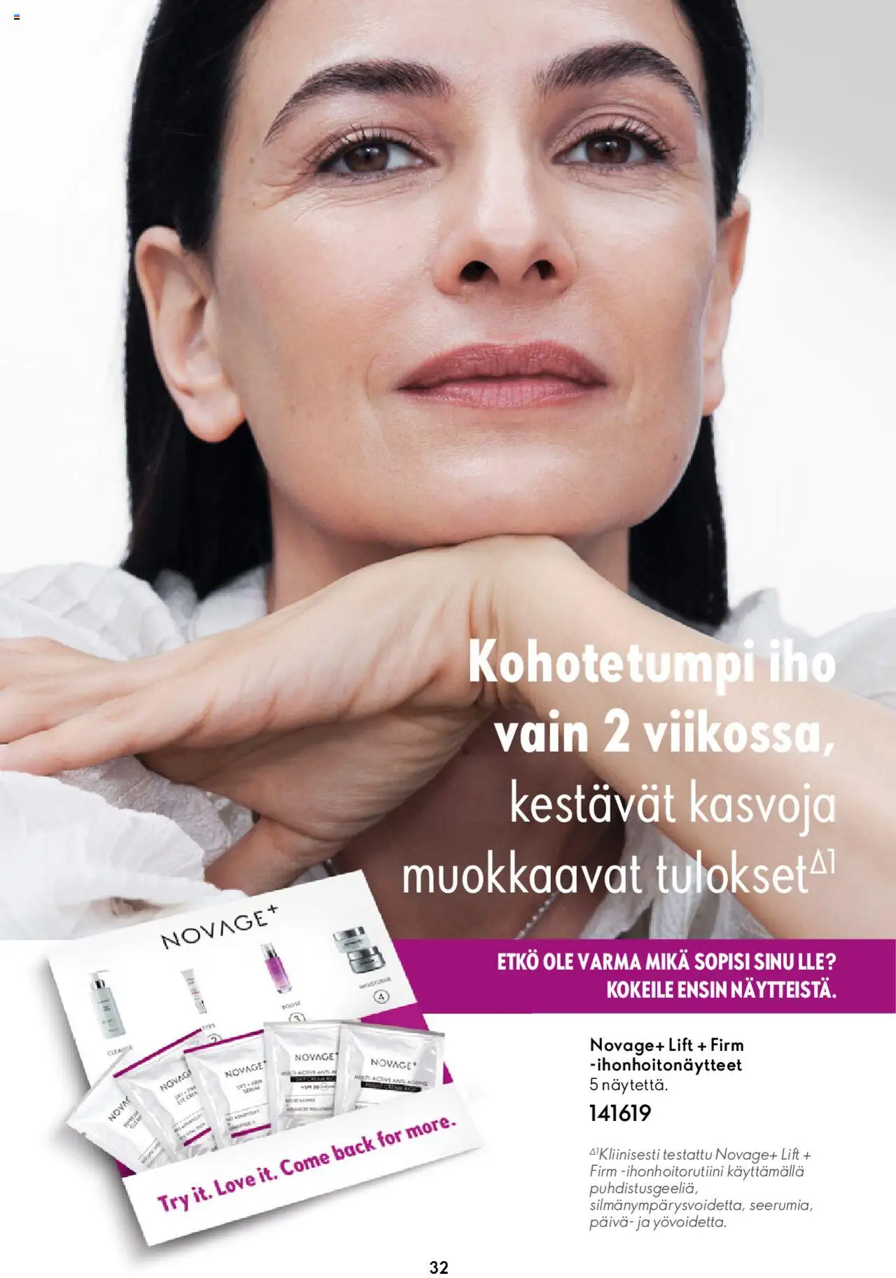 Oriflame Novage+ – voimassa 25.01.2024 alkaen | Sivu: 32