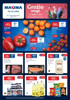 MAXIMA leidinys galioja nuo 07.10.2025