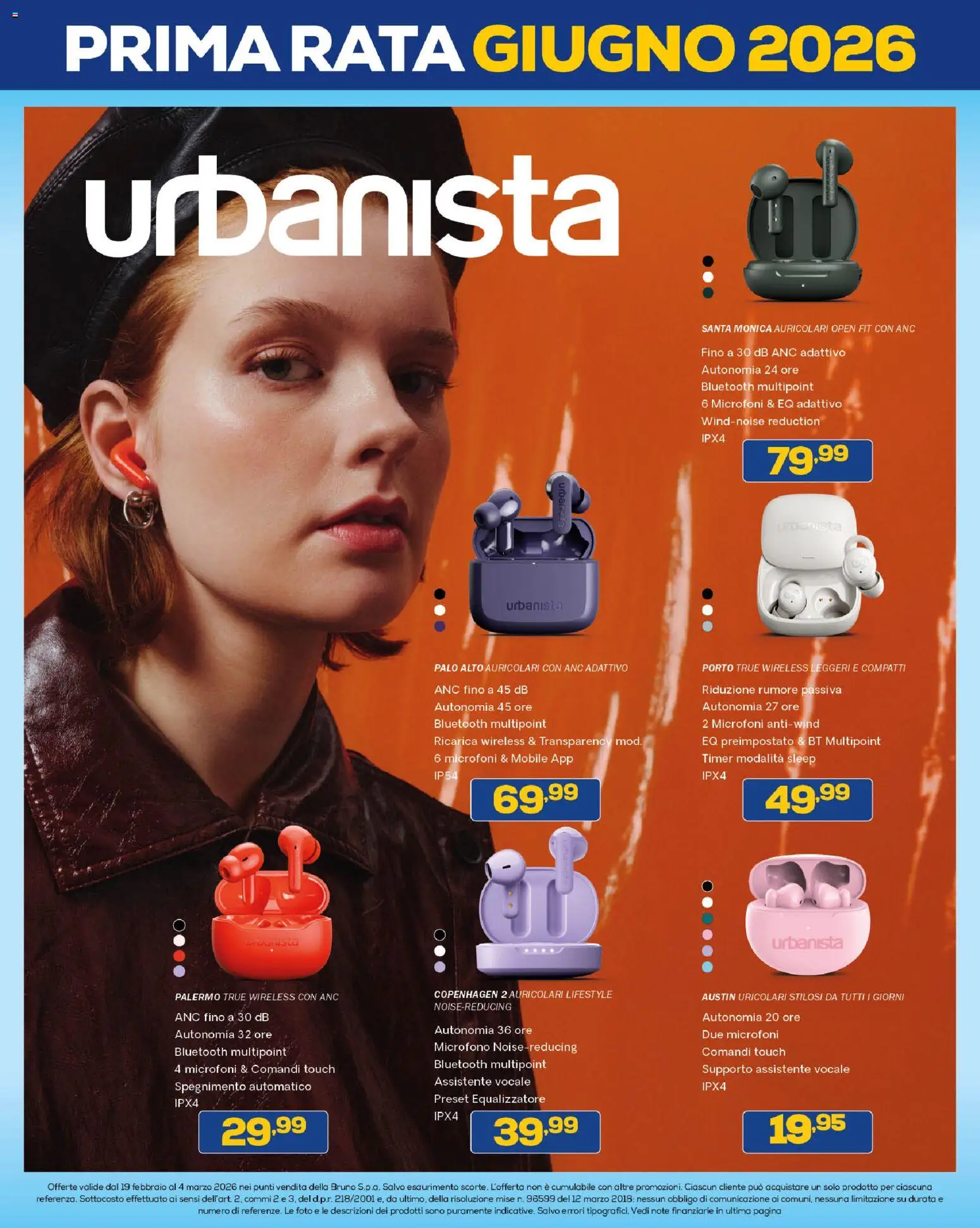 Volantino Euronics del 19.02.2026 | Pagina: 34 | Prodotti: Auricolari, Mobile, Microfono