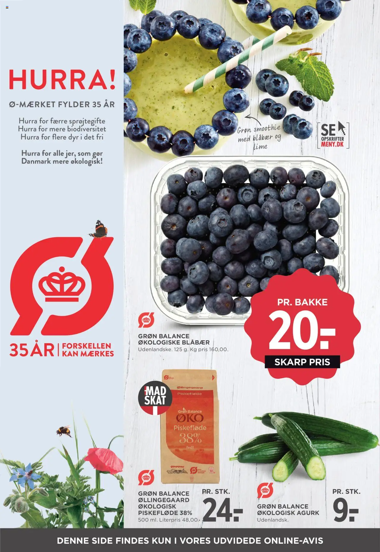 Meny tilbudsavis – gyldig fra 12.09.2025 | Side: 19 | Produkter: Blåbær, Lime, Smoothie, Søm