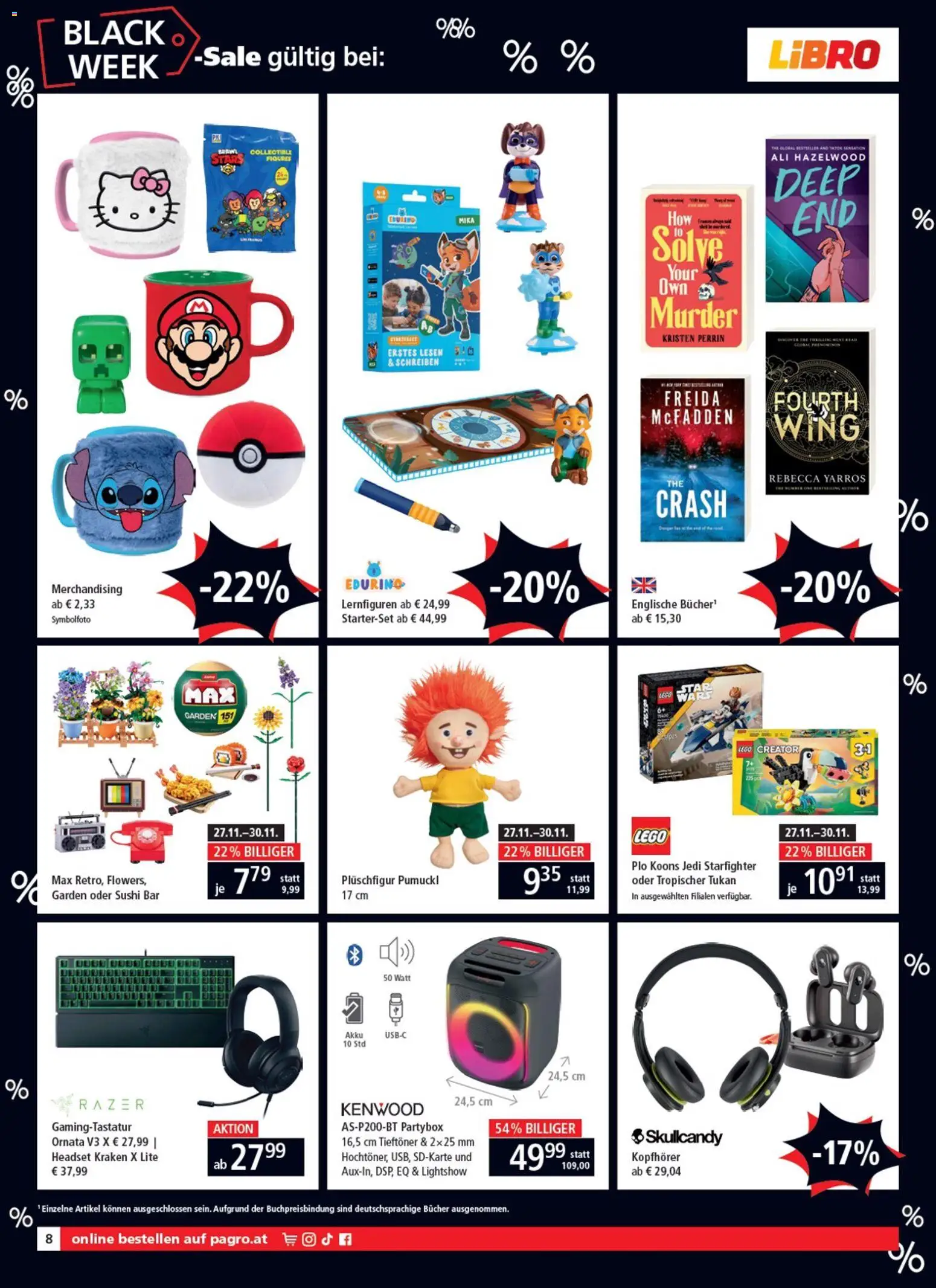 Pagro-Diskont - Black Friday gültig ab 27.11.2025 | Seite: 8 | Produkte: Kopfhörer