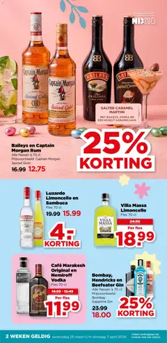 Bombay, Hendricks en Beefeater Gin, Alle flessen à 70 cl. Prijsvoorbeeld: Bombay Sapphire Gin - Voorbeeld van een folder van Plus, geldig van 01.04.2026 | Pagina: 54 | Producten: Gin, Zabliszt, Fles, La