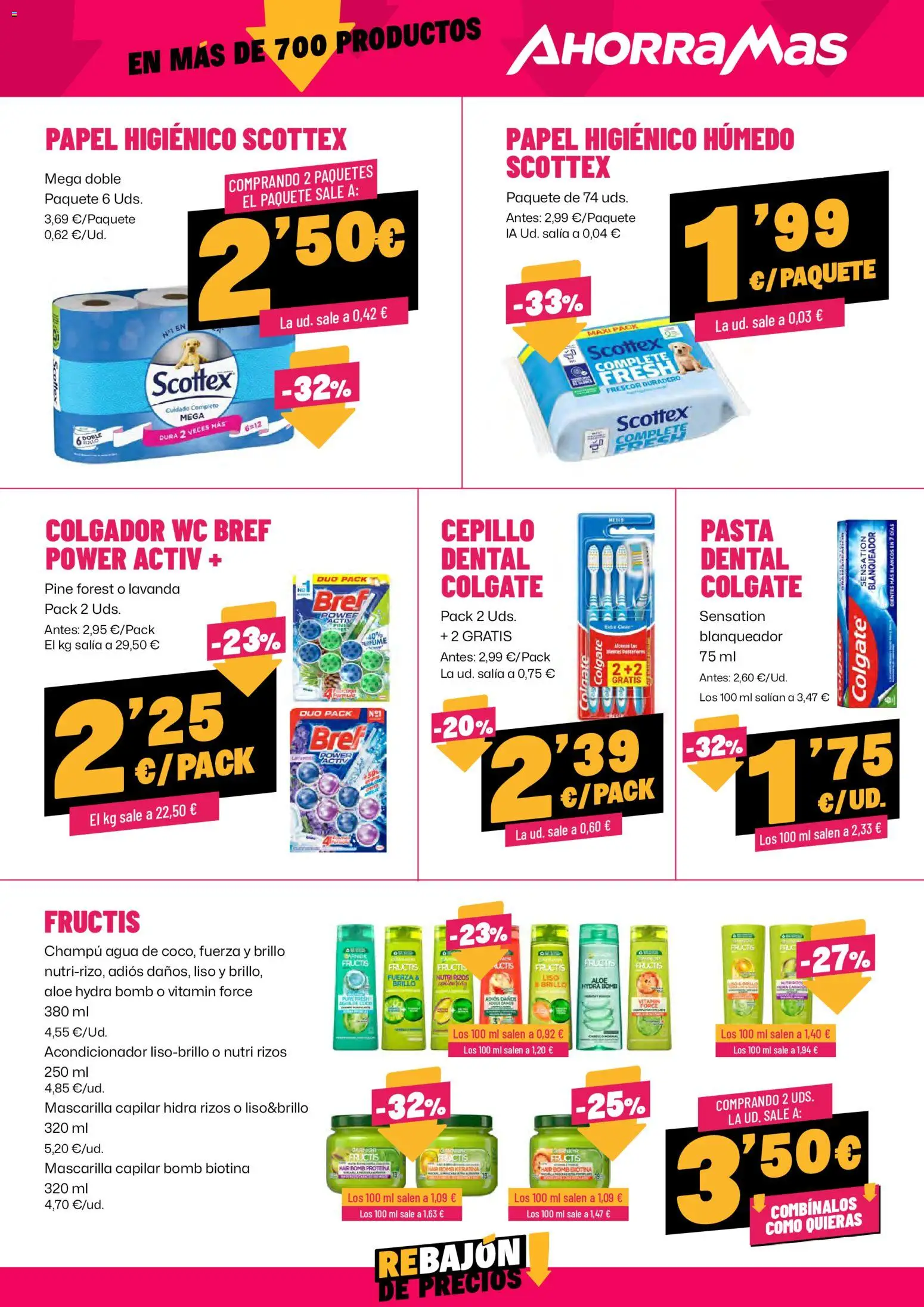 AhorraMas folleto │ válido desde el 16.04.2026 | Página: 17 | Productos: Champú, Papel higienico, Τυρόπιτα, Pasta