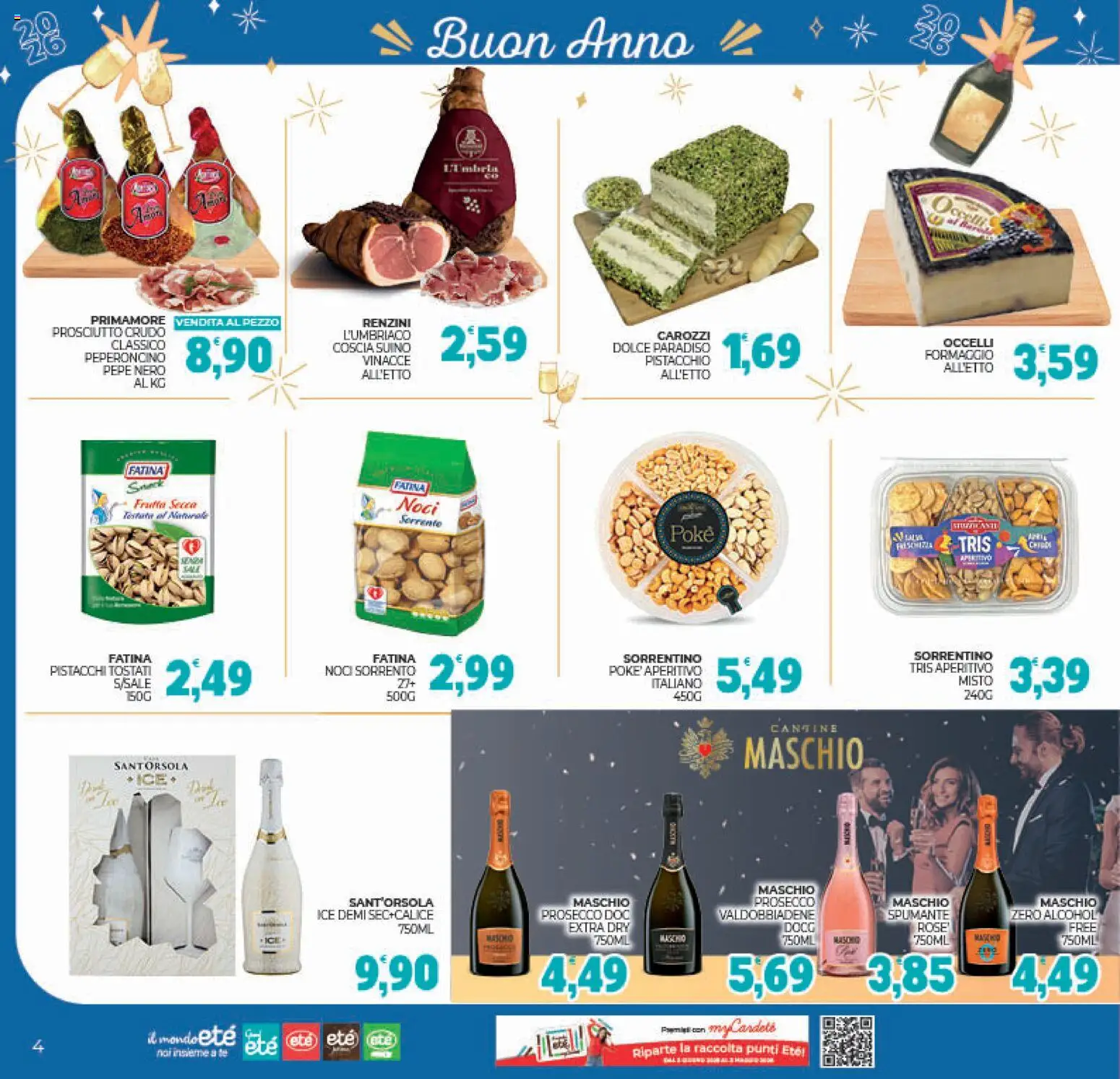 Volantino Eté del 27.12.2025 | Pagina: 4 | Prodotti: Tè, Prosecco, Peperoncino, Pistacchi