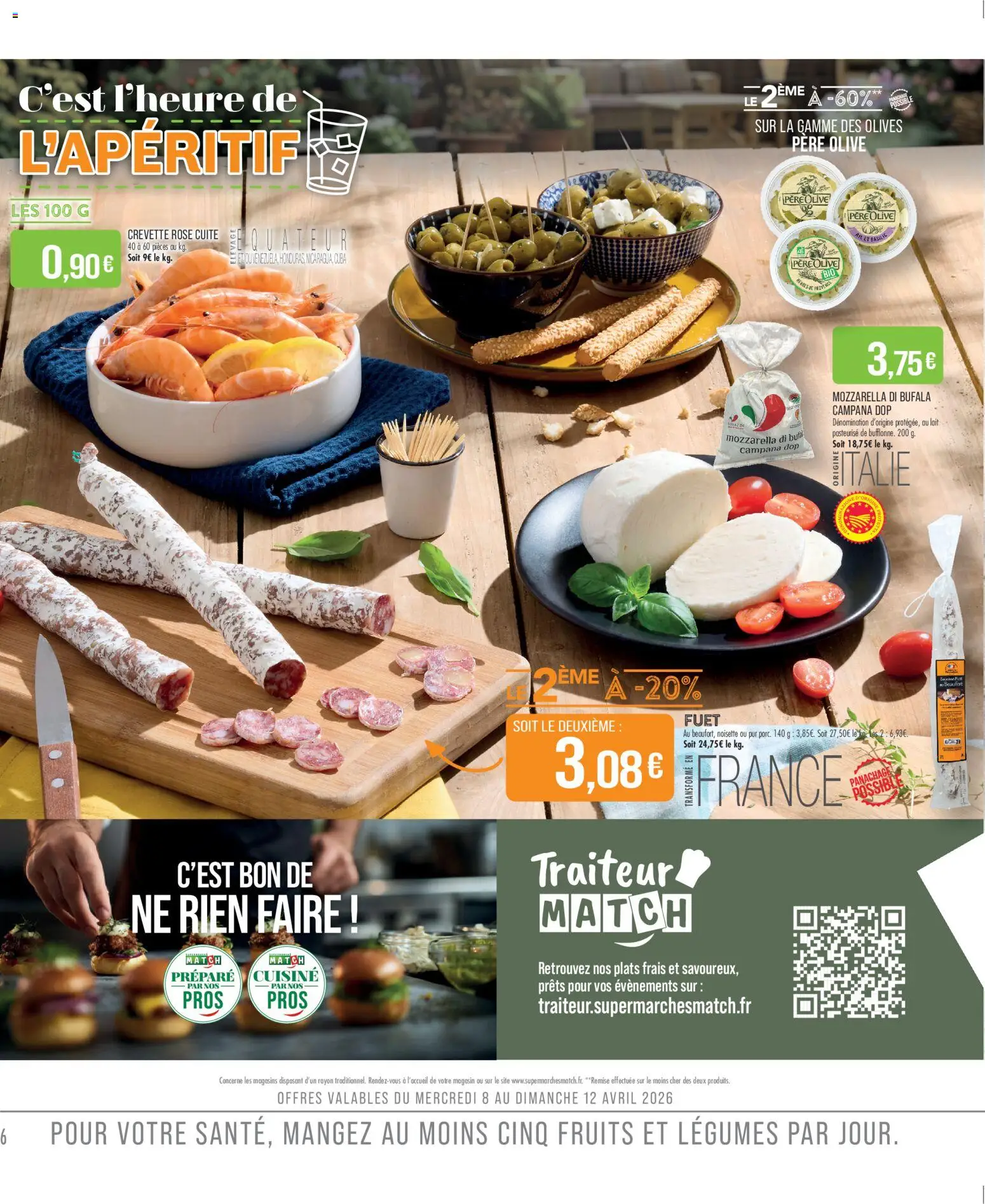 {H1} | Page: 6 | Produits: Olives, Olive, Crevette, Ail