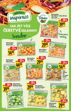 Náhled letáku Albert katalog - Supermarket od 14.01.2026 | Strana: 2 | Produkty: Růžičková kapusta, Coleslaw, Brambory, Dýně