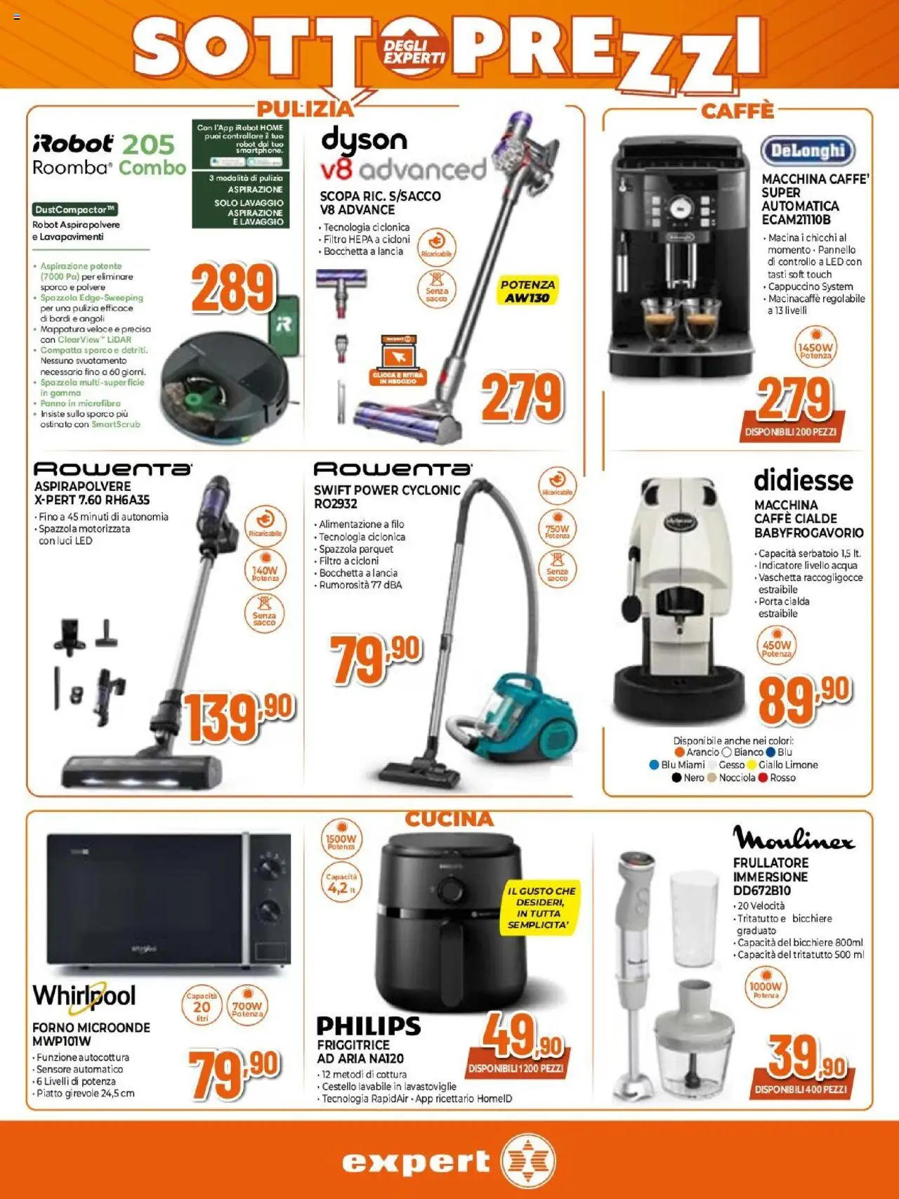 Volantino Expert del 02.10.2025 | Pagina: 16 | Prodotti: Spazzola, Acqua, Limone, Robot