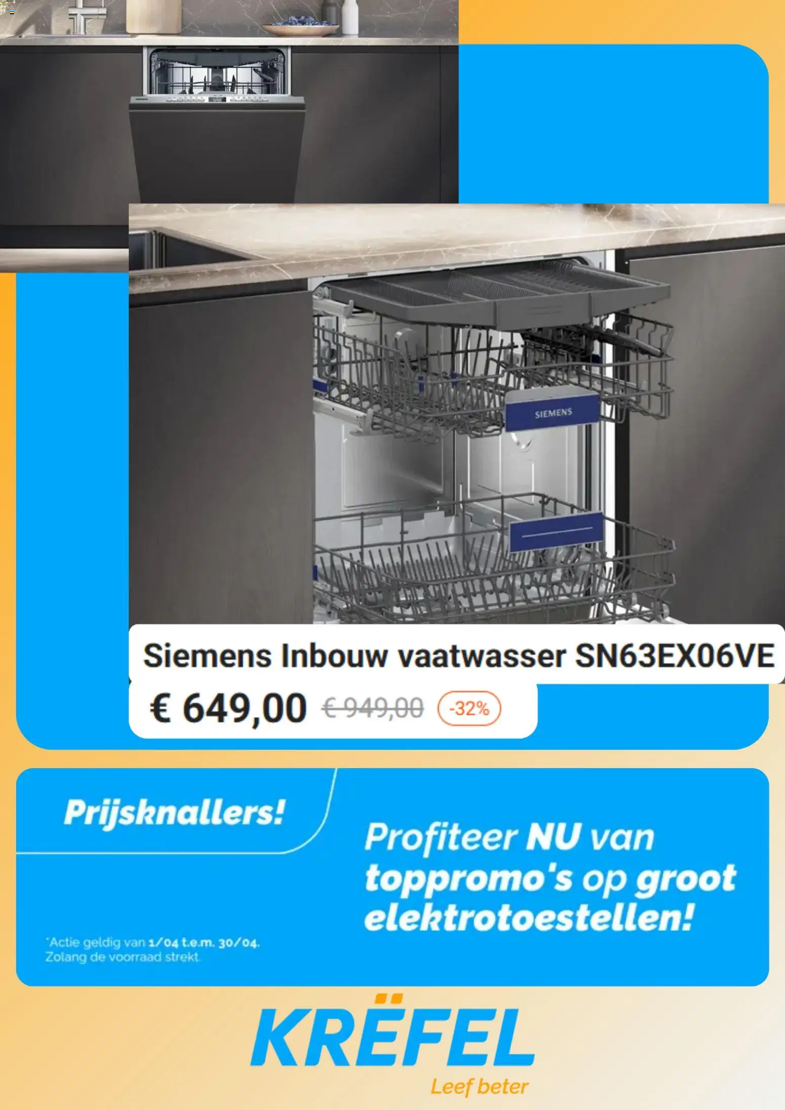 {H1} | Pagina: 5 | Producten: Vaatwasser