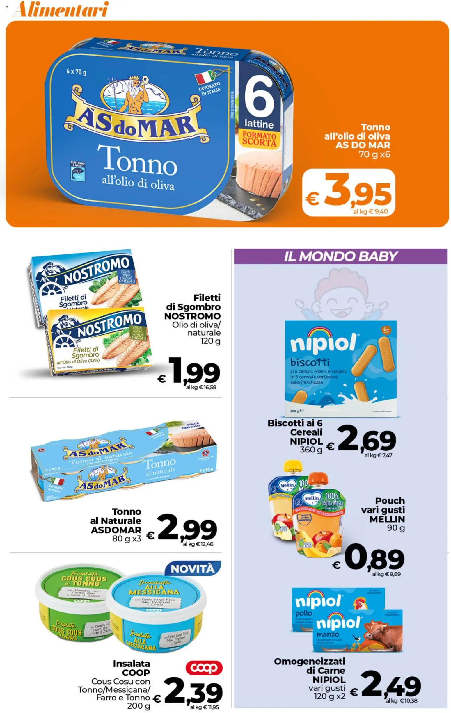 Volantino Ipercoop del 28.04.2026 | Pagina: 33 | Prodotti: Frutta, Olio, Cous cous, Tonno al naturale