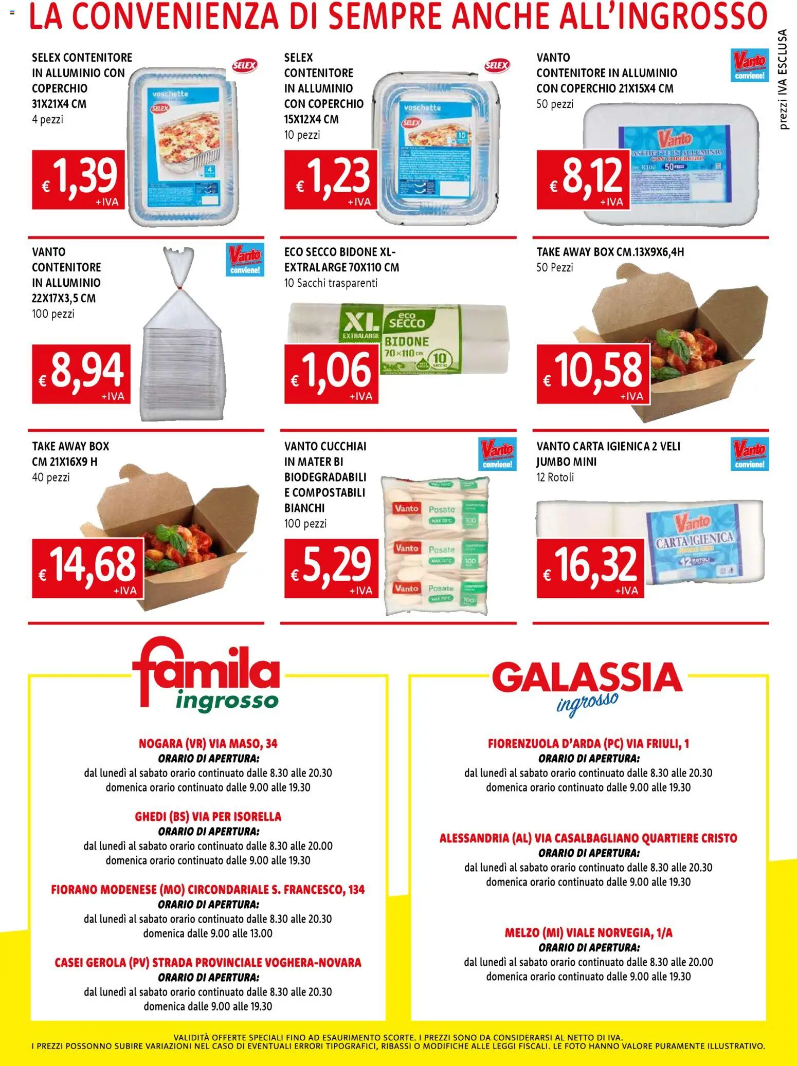 Volantino Galassia del 30.10.2025 | Pagina: 8 | Prodotti: Posate, Carta igienica, PC, Alluminio