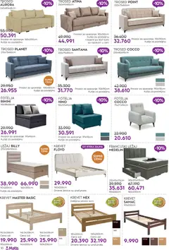 Matis mini katalog - pregled Matis kataloga - važi od 01.11.2025 | Strana: 10 | Proizvode: Krevet, Fotelja, Orah, Francuski ležaj