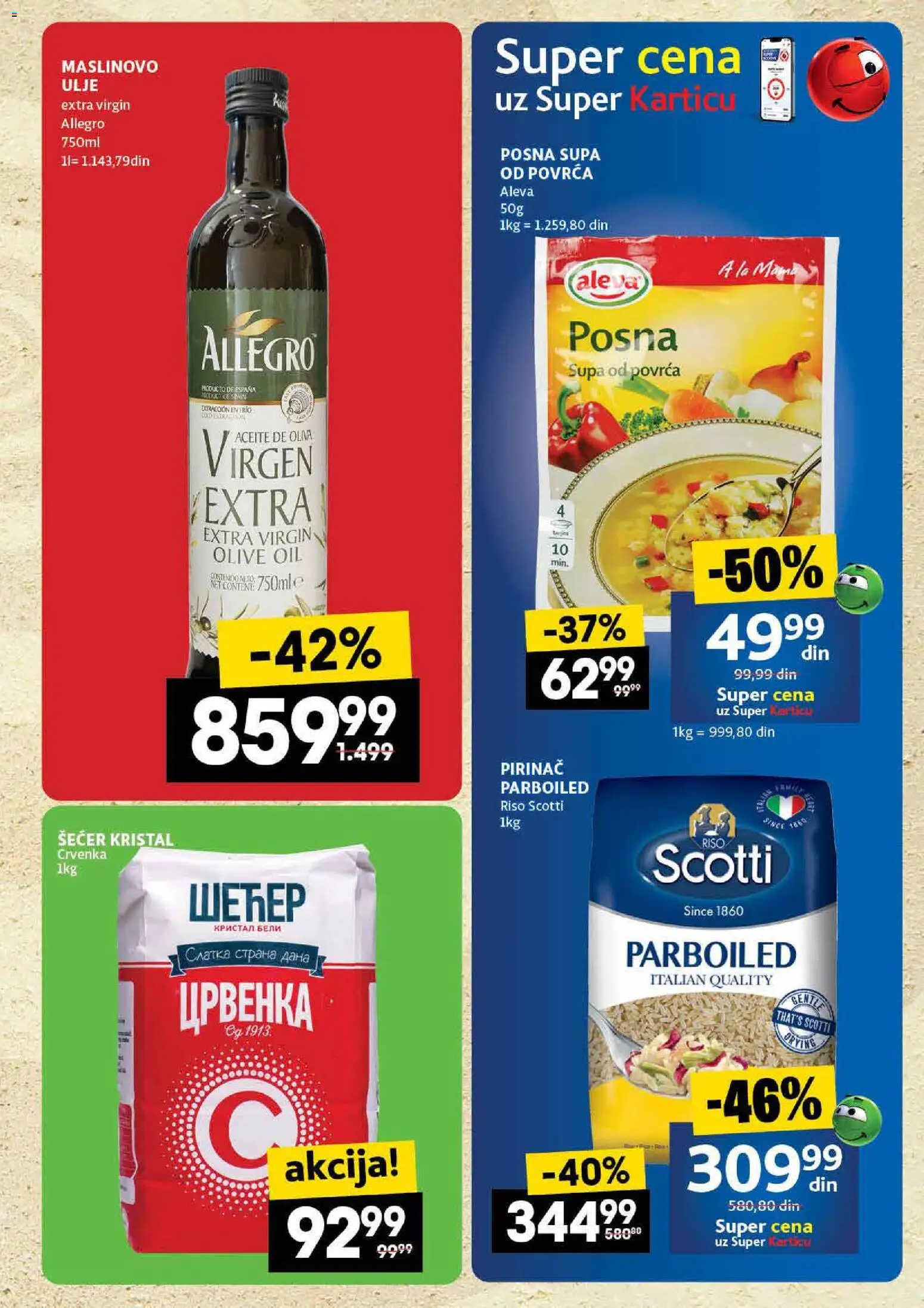 Idea katalog - važi od 27.11.2025 | Strana: 15 | Proizvode: Šećer kristal, Šećer, Ulje, Pirinač