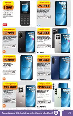 Auchan akciós újság - amely érvényes a következő dátumtól: 09.04.2026 | Oldal: 39