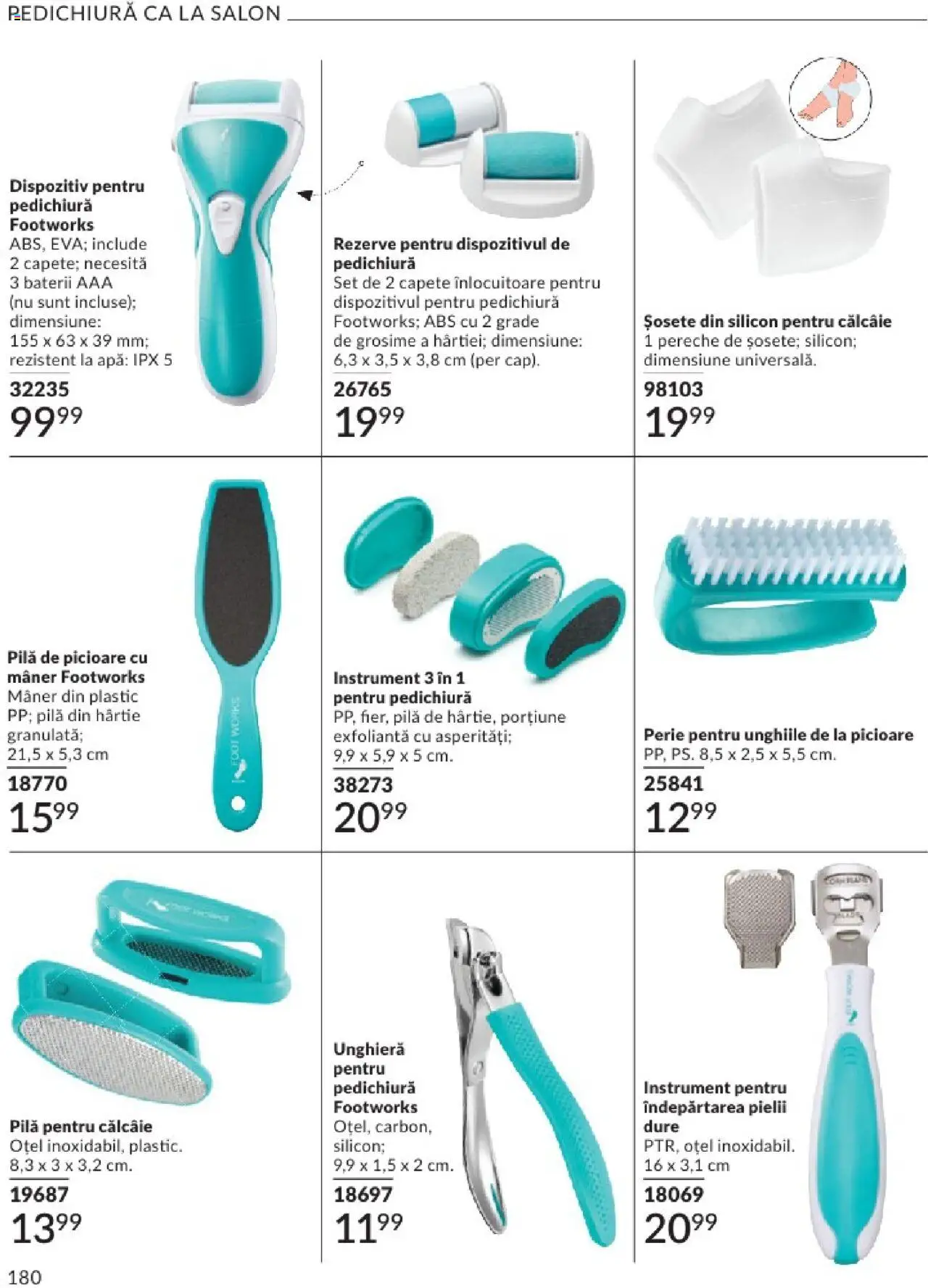 Catalog Avon - 06 2025 – valabil de la 01.06.2025 | Pagină: 180 | Produse: Mâner, Baterii, Șosete, Apă