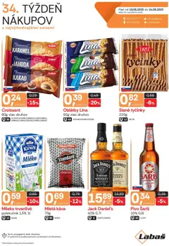 Labaš leták - náhľad platný od 18.08.2025