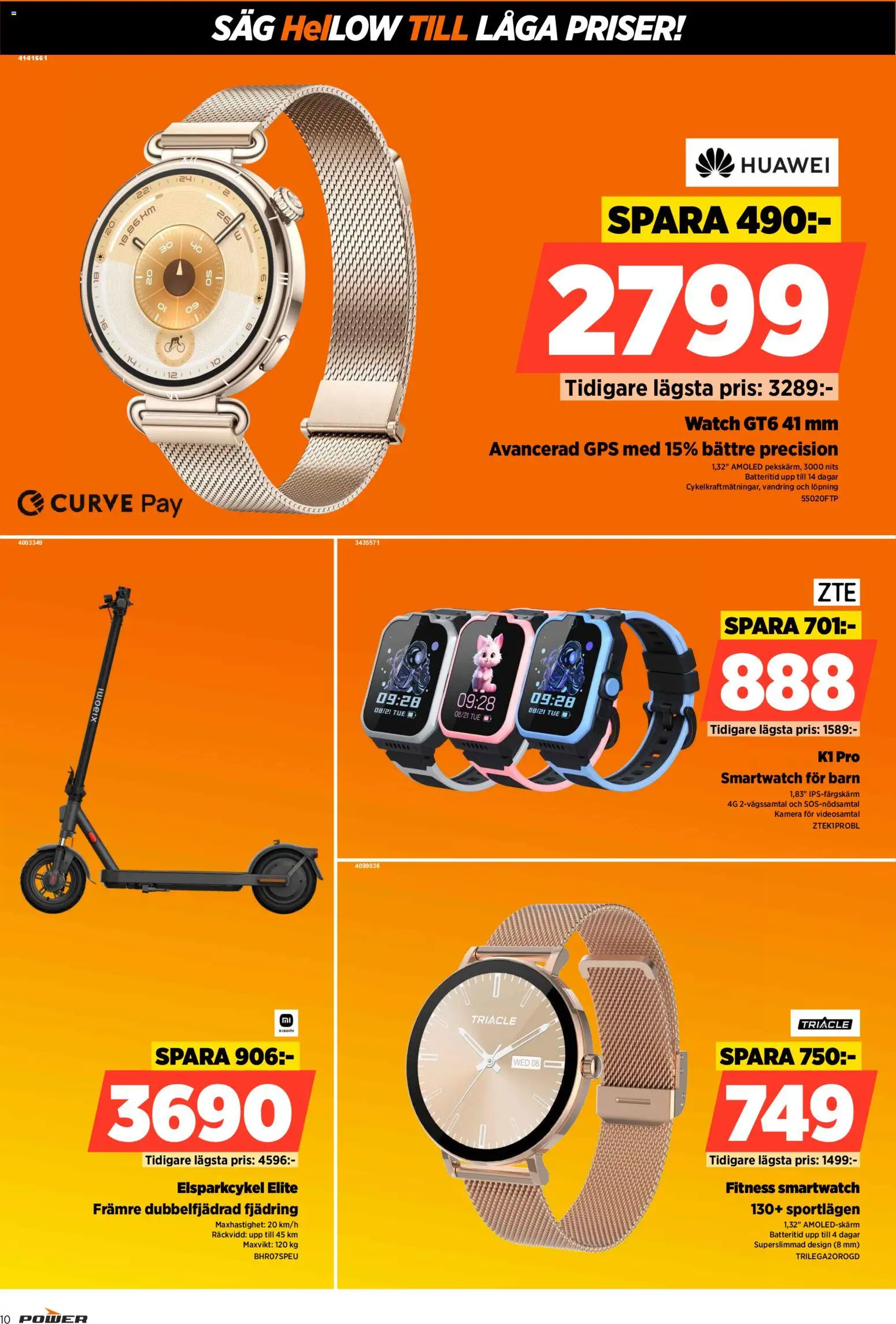 Power reklamblad aktuell från 13.04.2026 | Sida: 10 | Produkter: Såg, Kamera